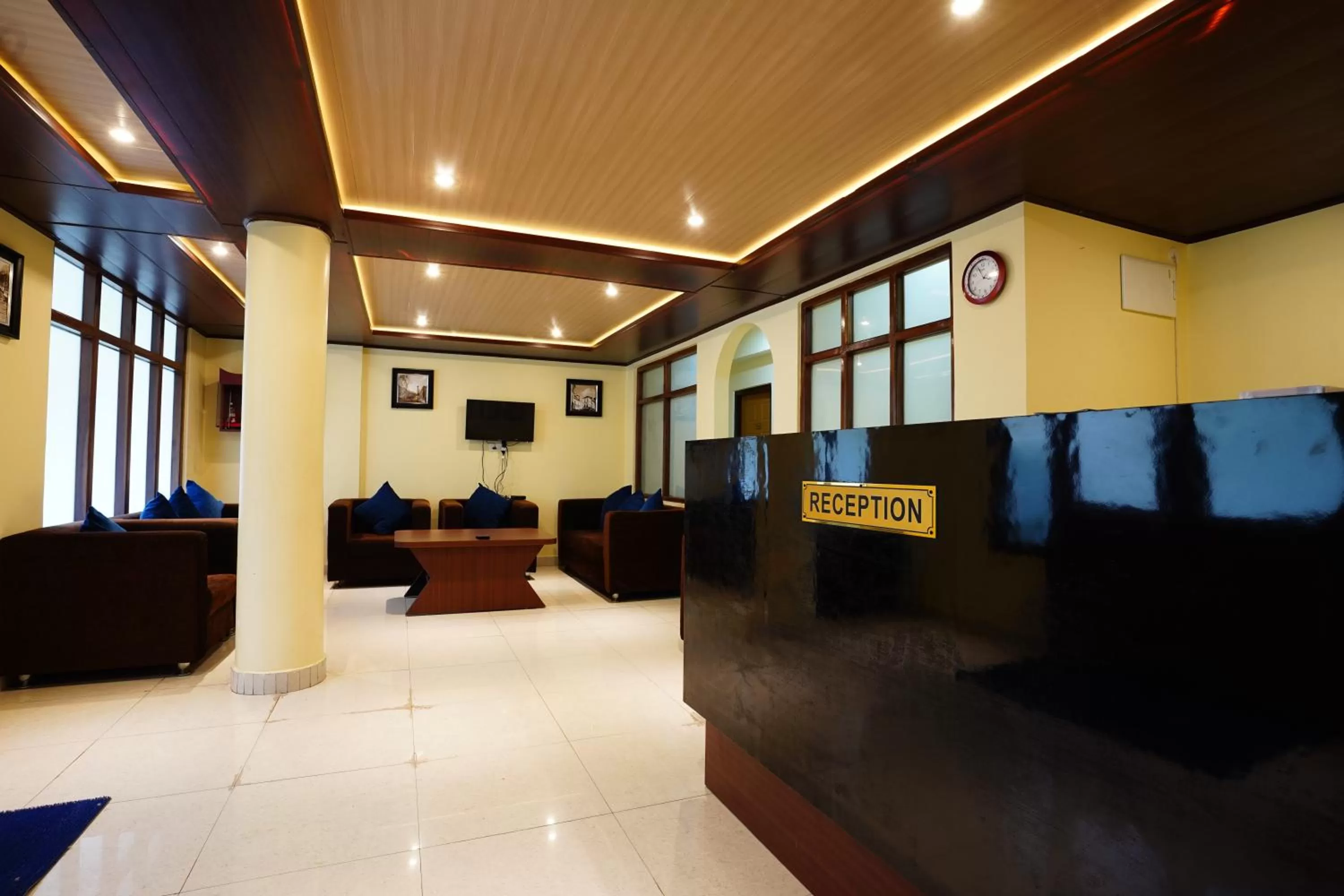 Lobby or reception in Hotel White Lotus Gangtok
