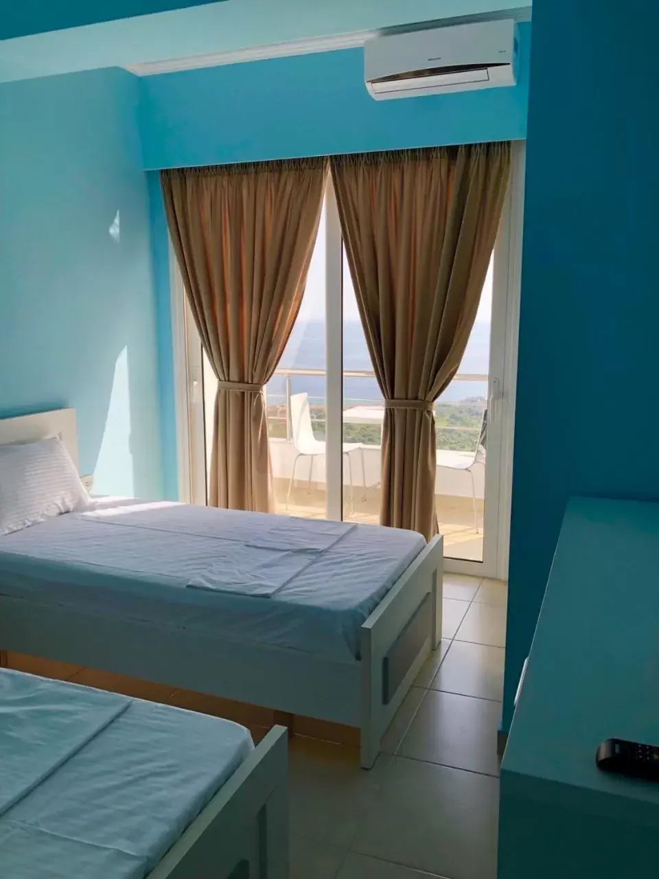 Deluxe Double Room with Sea View in Aphrodite Garden Rooms & Apartment Deluxe Double Room with Sea View in Aphrodite Garden Rooms & Apartment