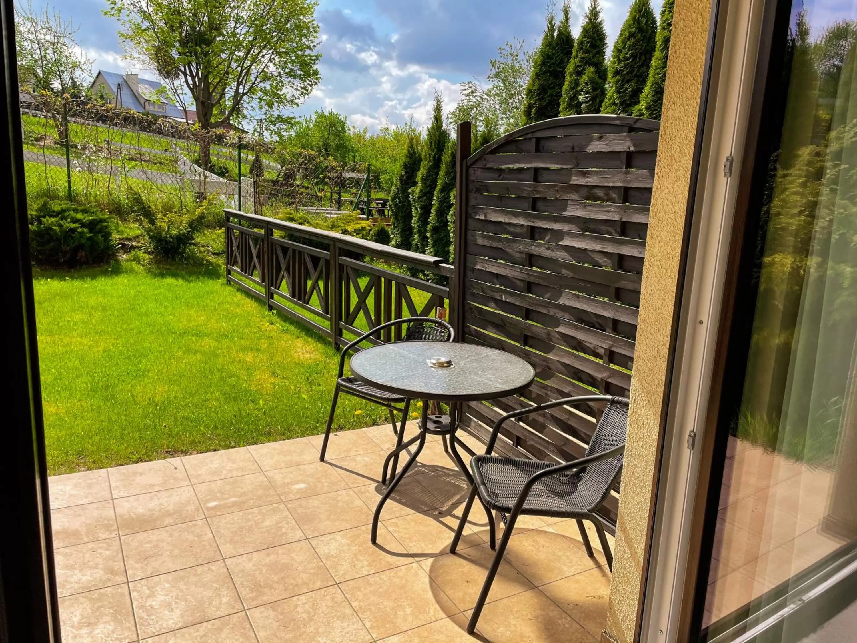 Garden view in Hotel Santa Monica