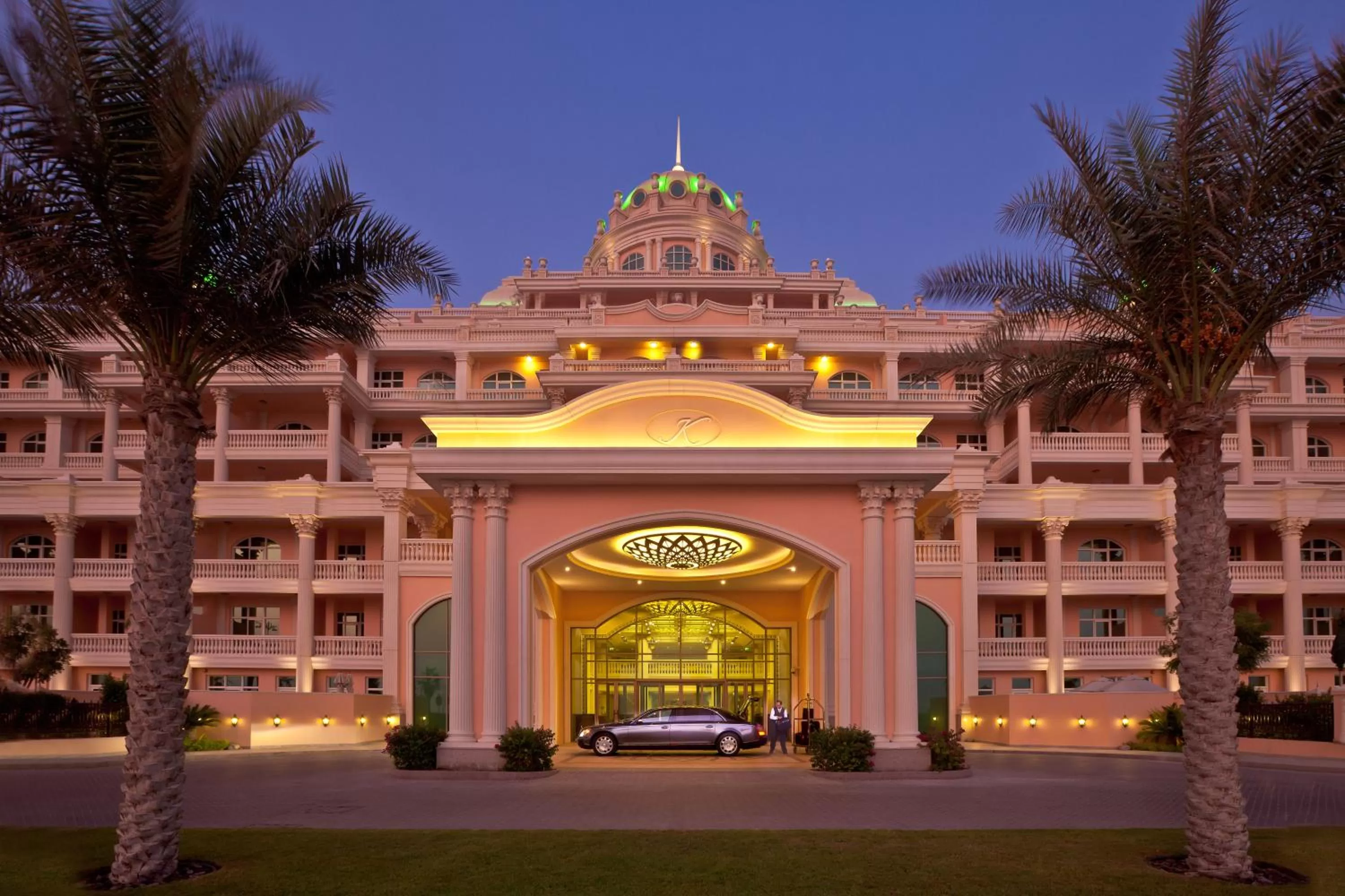 Facade/entrance in Kempinski Hotel Palm Jumeirah
