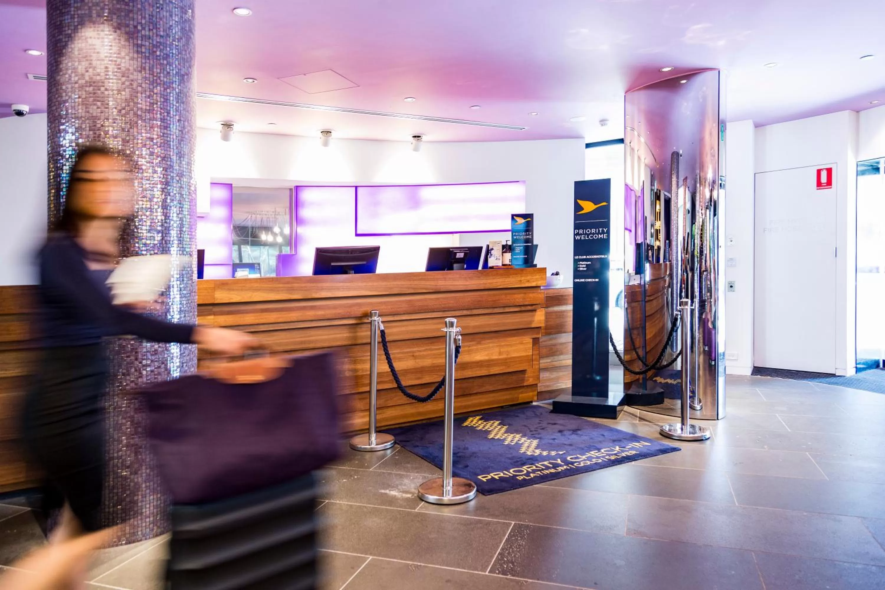 Lobby or reception in The Sebel Melbourne Docklands Hotel