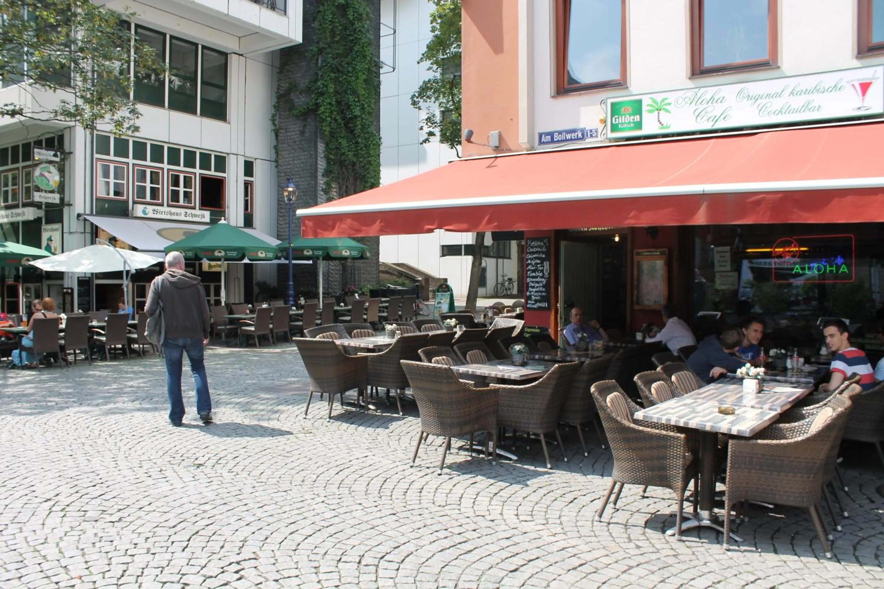 Patio in Hotel Kunibert der Fiese - Superior
