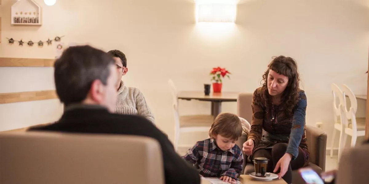 Lounge or bar, Family in Hotel Catalunya Ribes de Freser