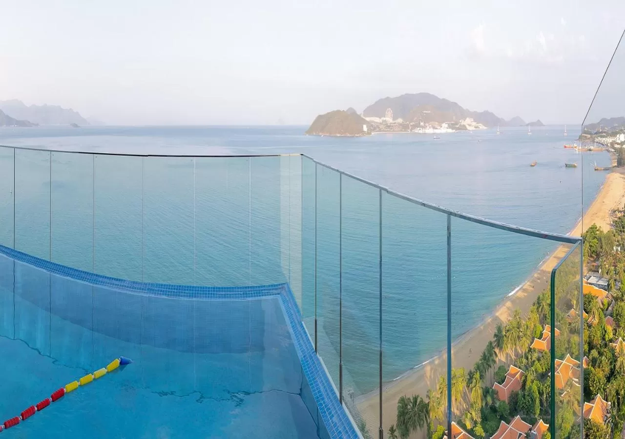 Pool view in Masova Hotel