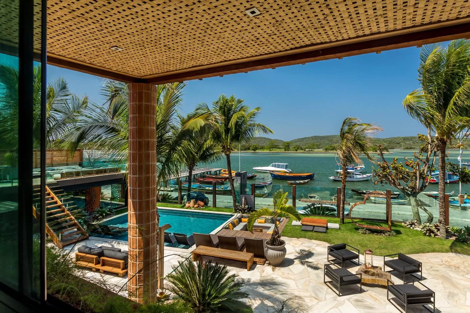 Swimming pool, Pool View in Bravo Pousada Design