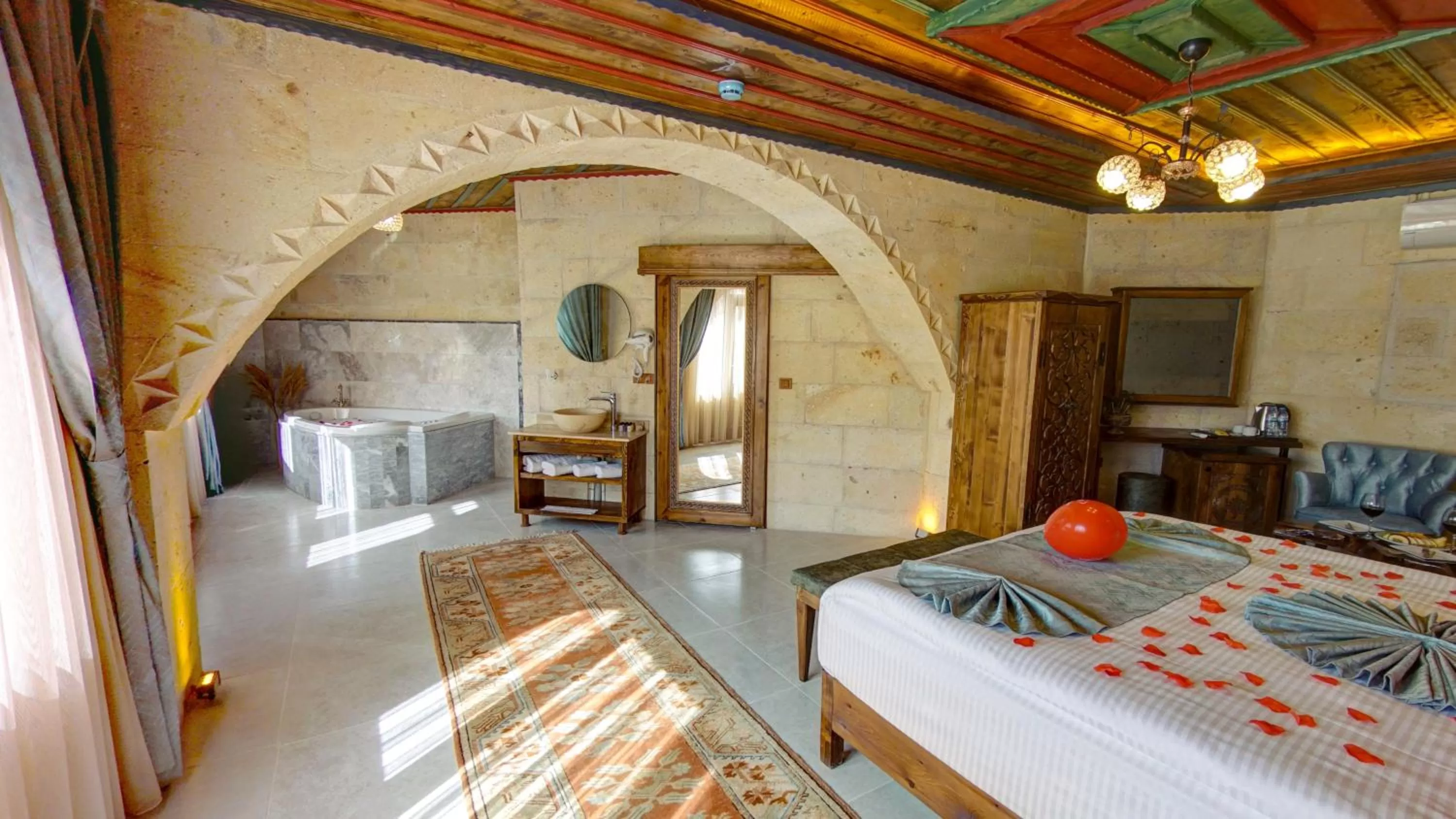 Bed in Premium Cappadocia House