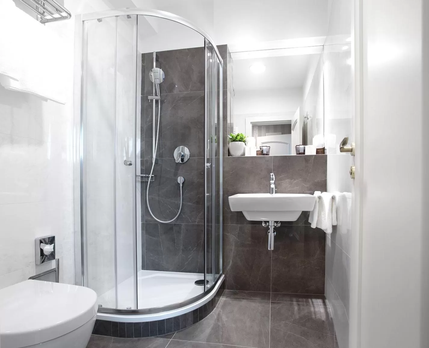 Shower in Hotel Schwaiger