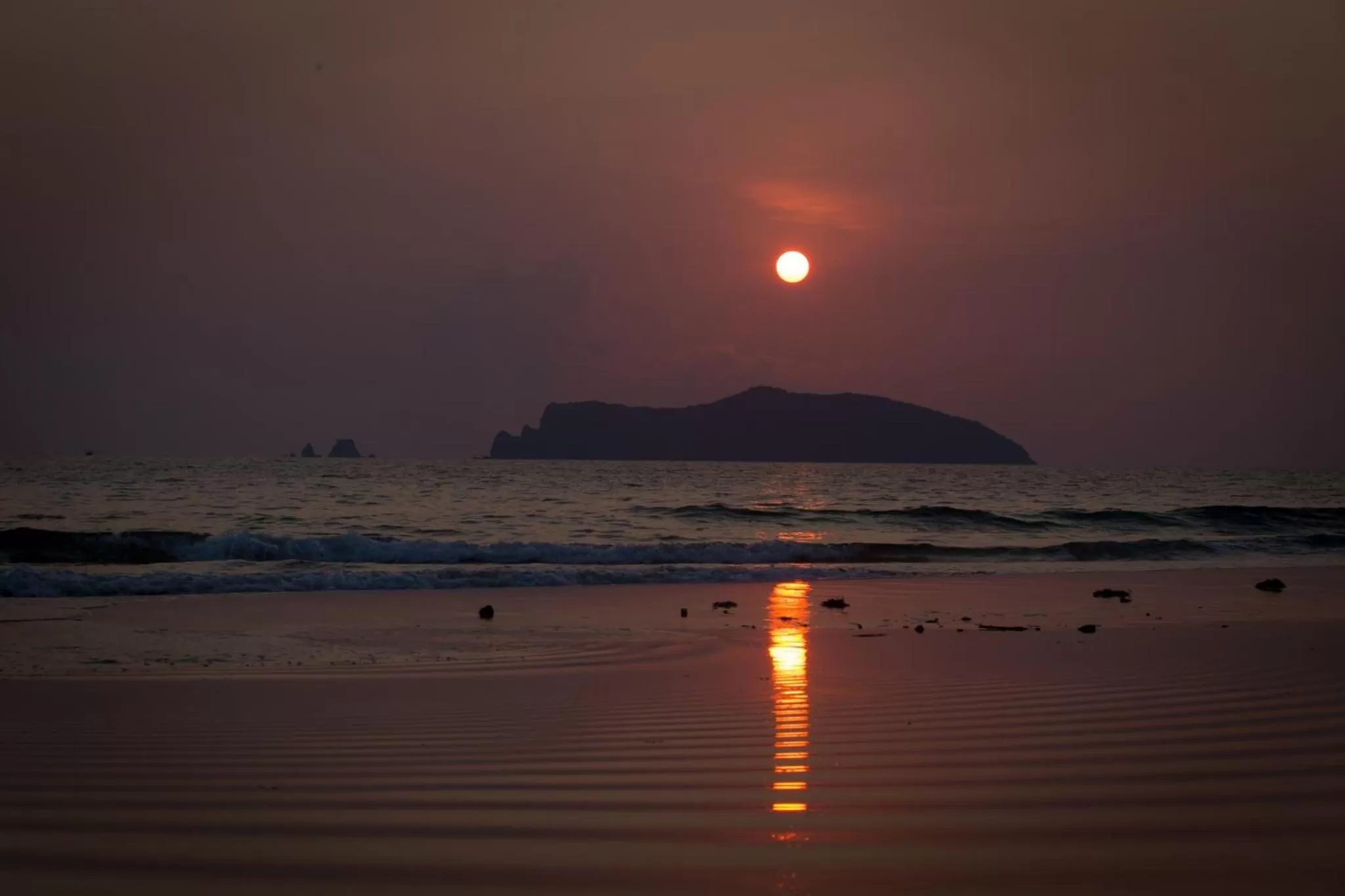Sunrise in The Nest Private Beach Resort