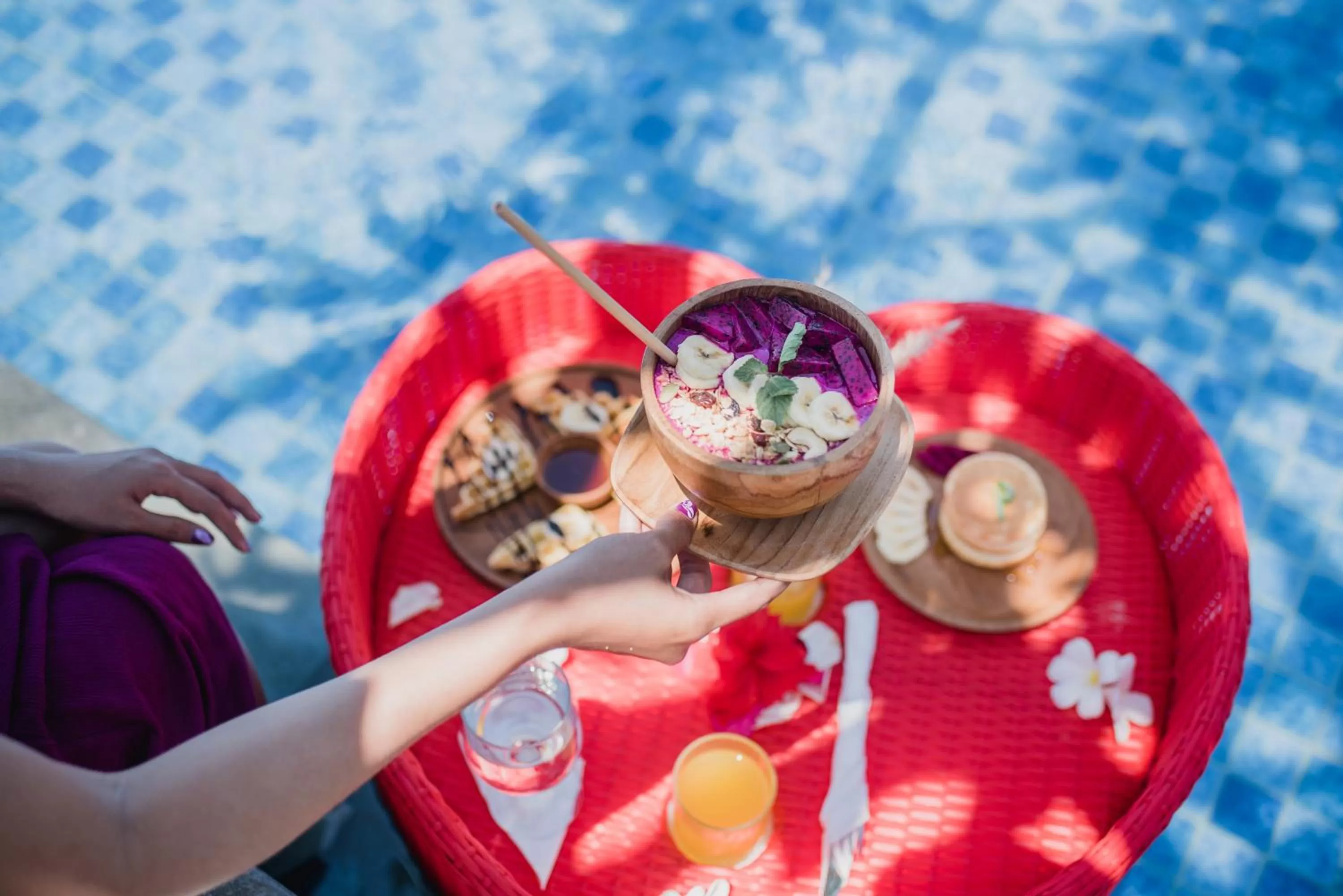 Swimming pool in The Angkal Resort
