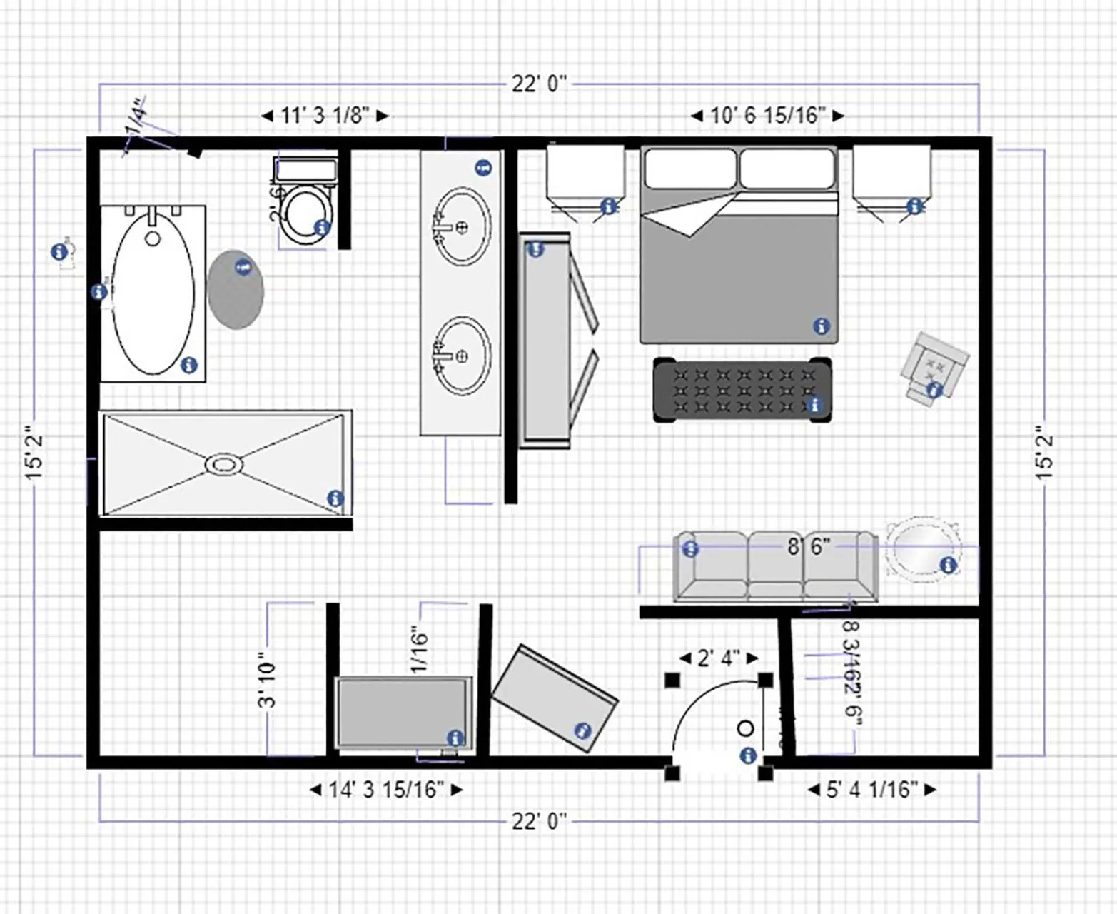 Floor Plan in Suite Smart Vancouver