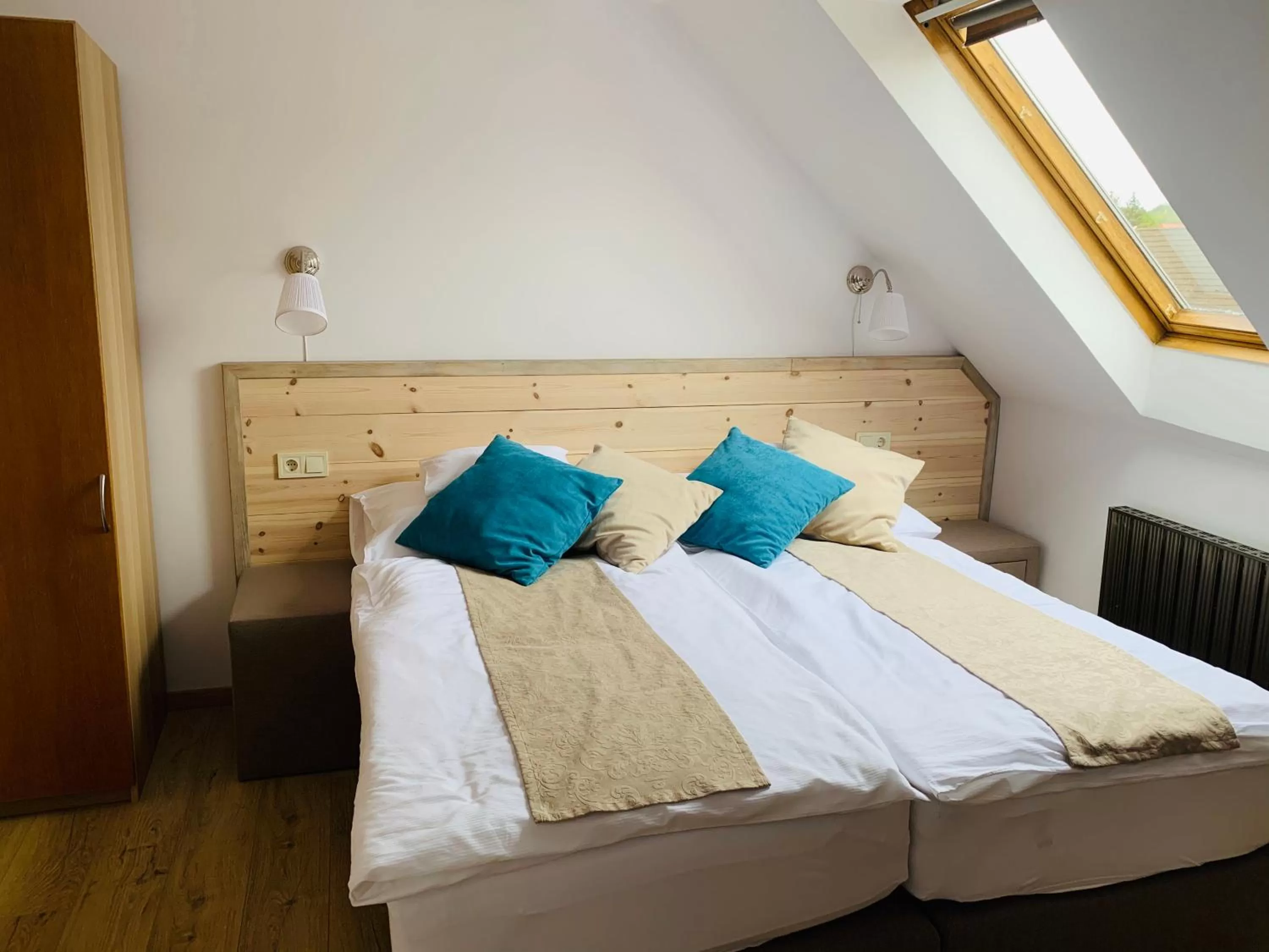 Bed in Egria Apartments