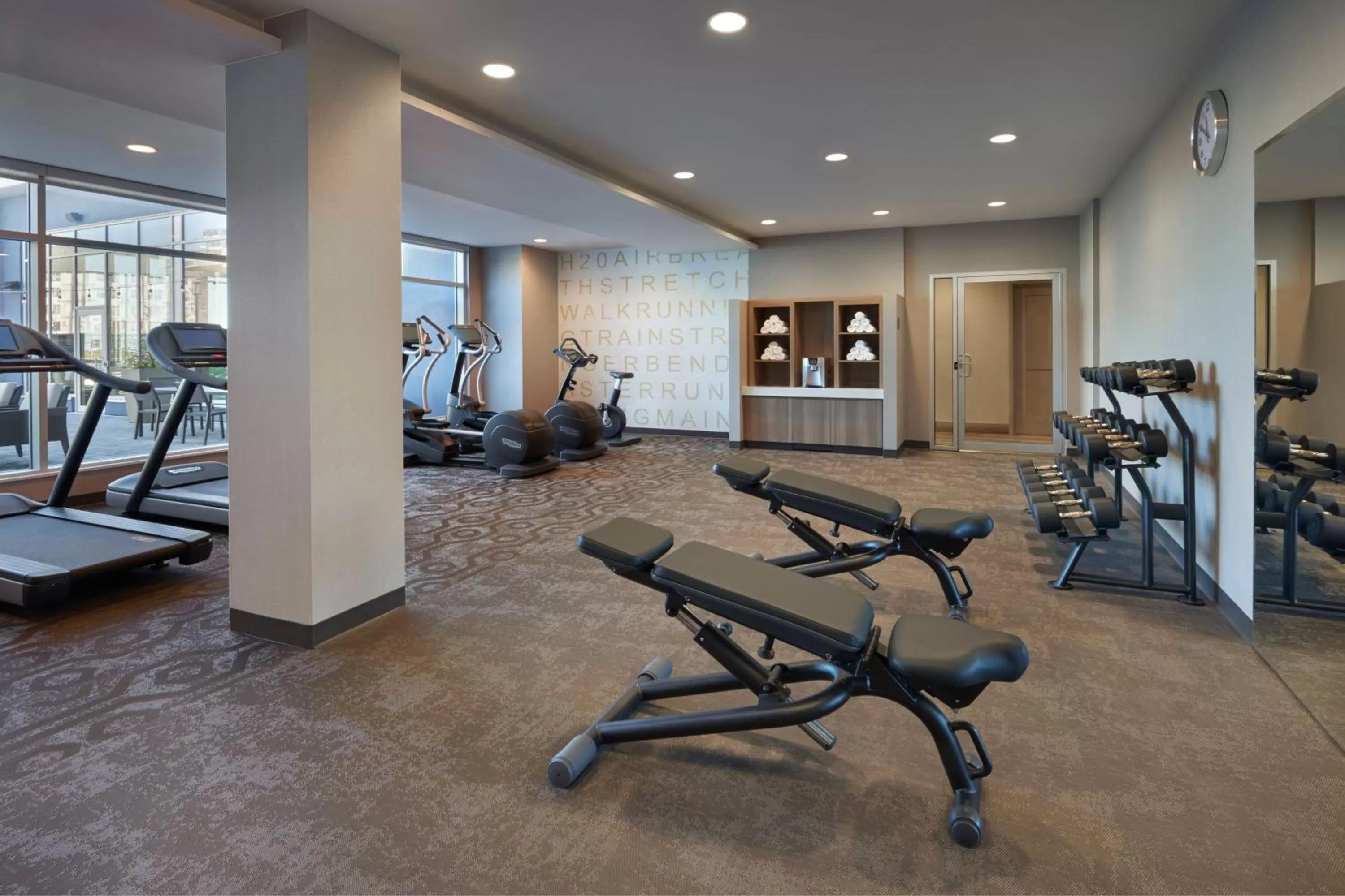 Fitness centre/facilities in Residence Inn by Marriott Toronto Mississauga Southwest