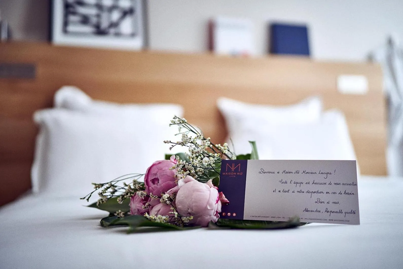 Bed in Maison Nô - Hôtel et Rooftop