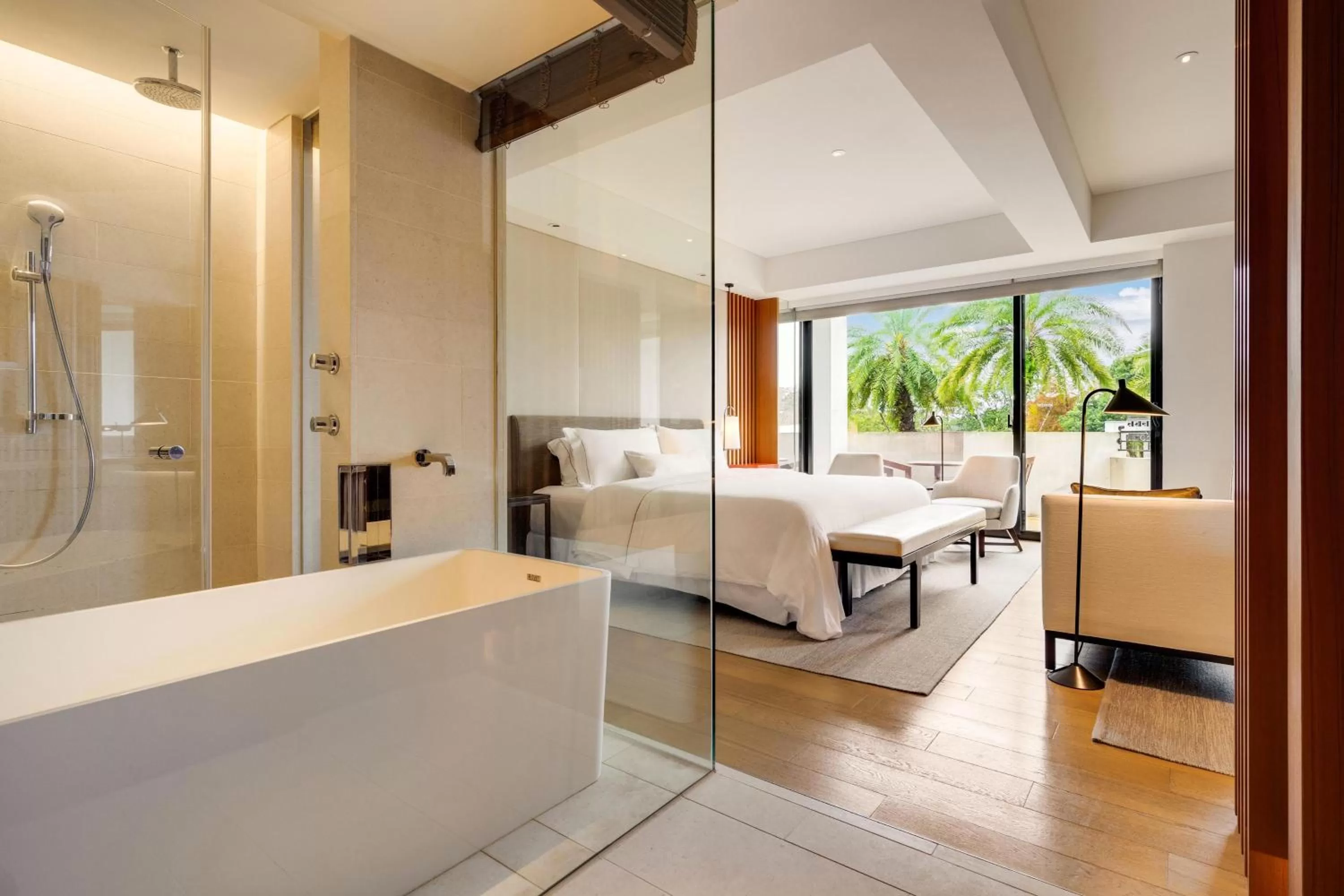 Bathroom, Bed in The Westin Tashee Resort, Taoyuan