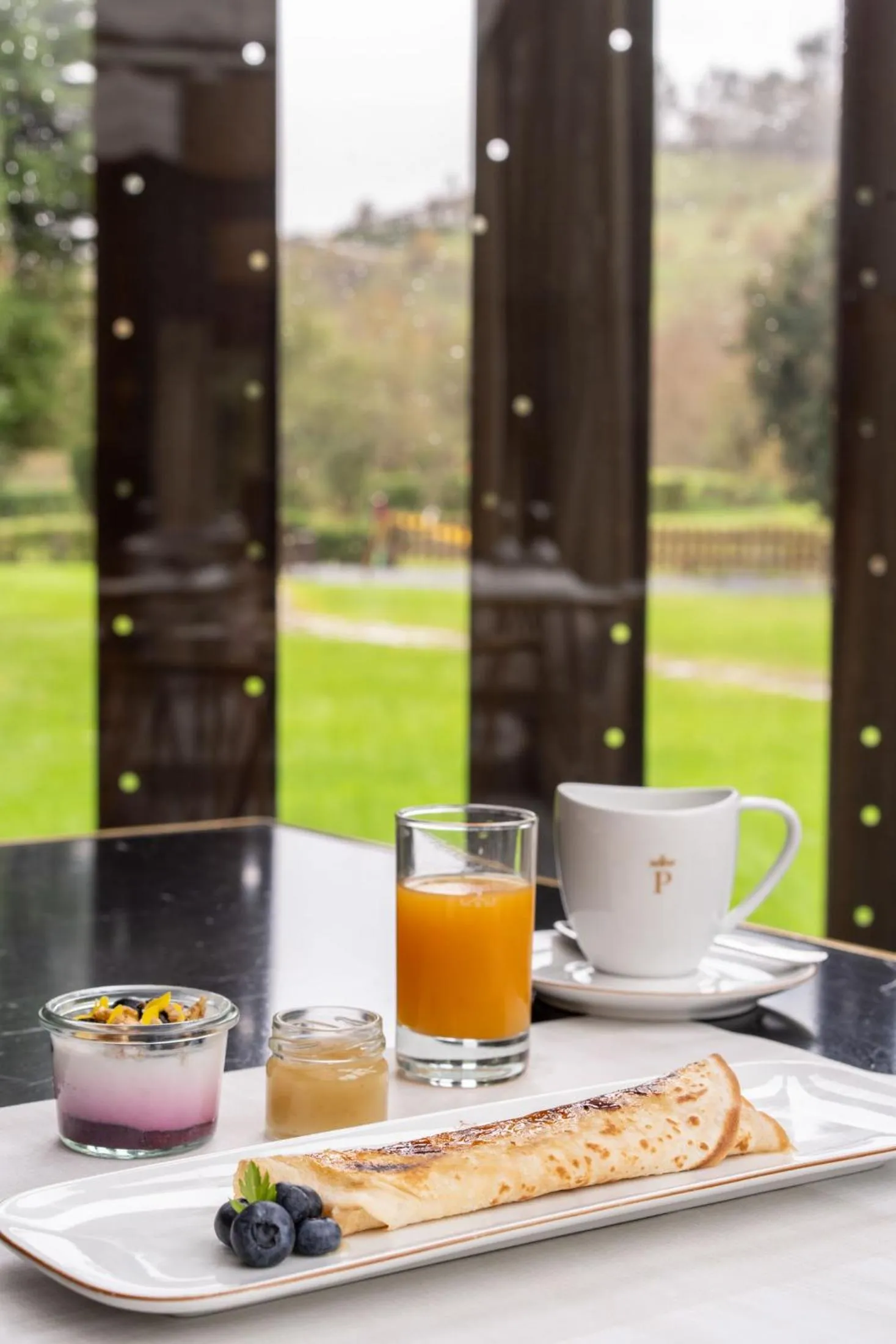 Breakfast in Parador de Cangas de Onís