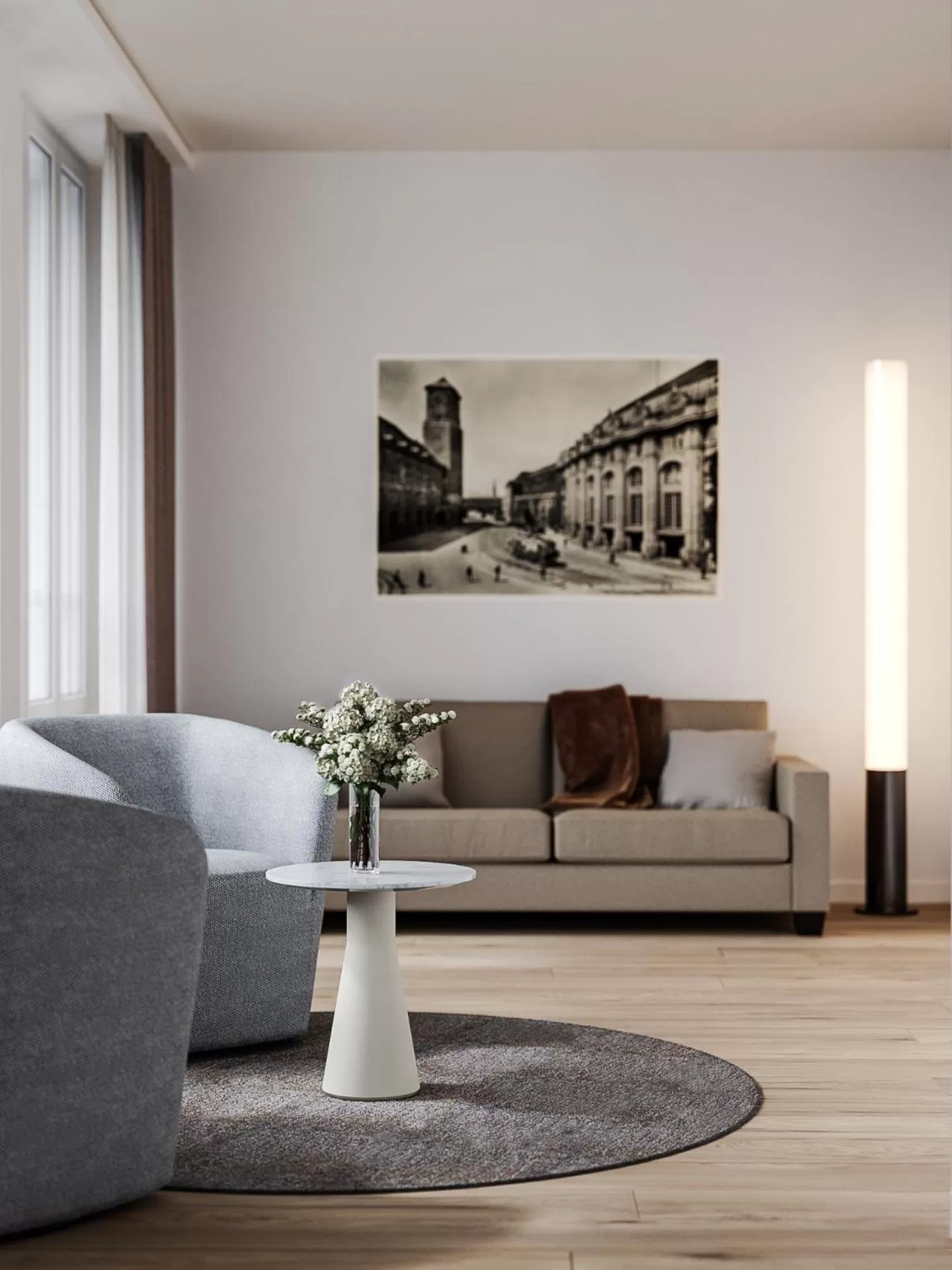 Seating area in Hotel Walhalla