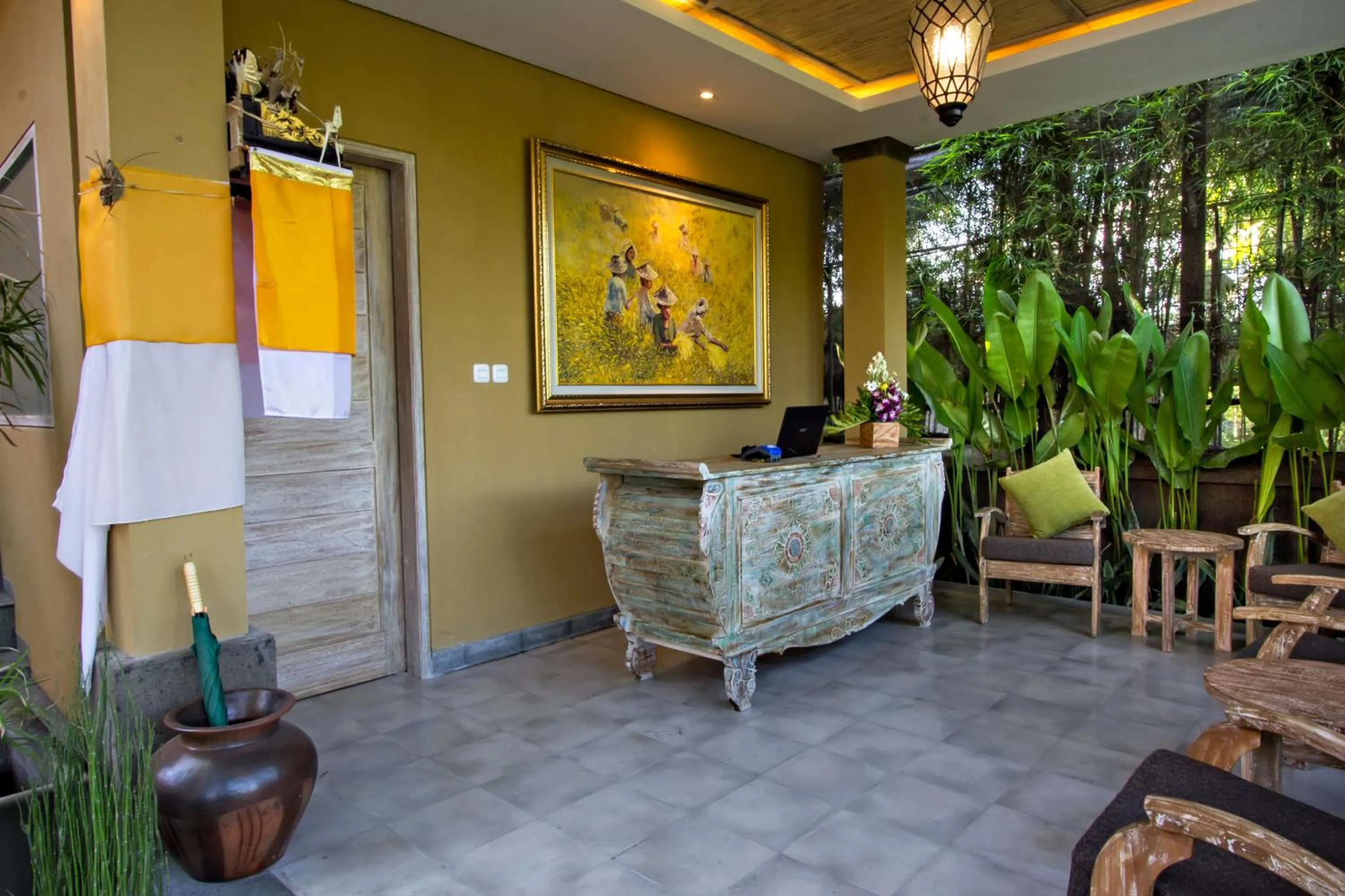 Lobby or reception in Ubad Retreat