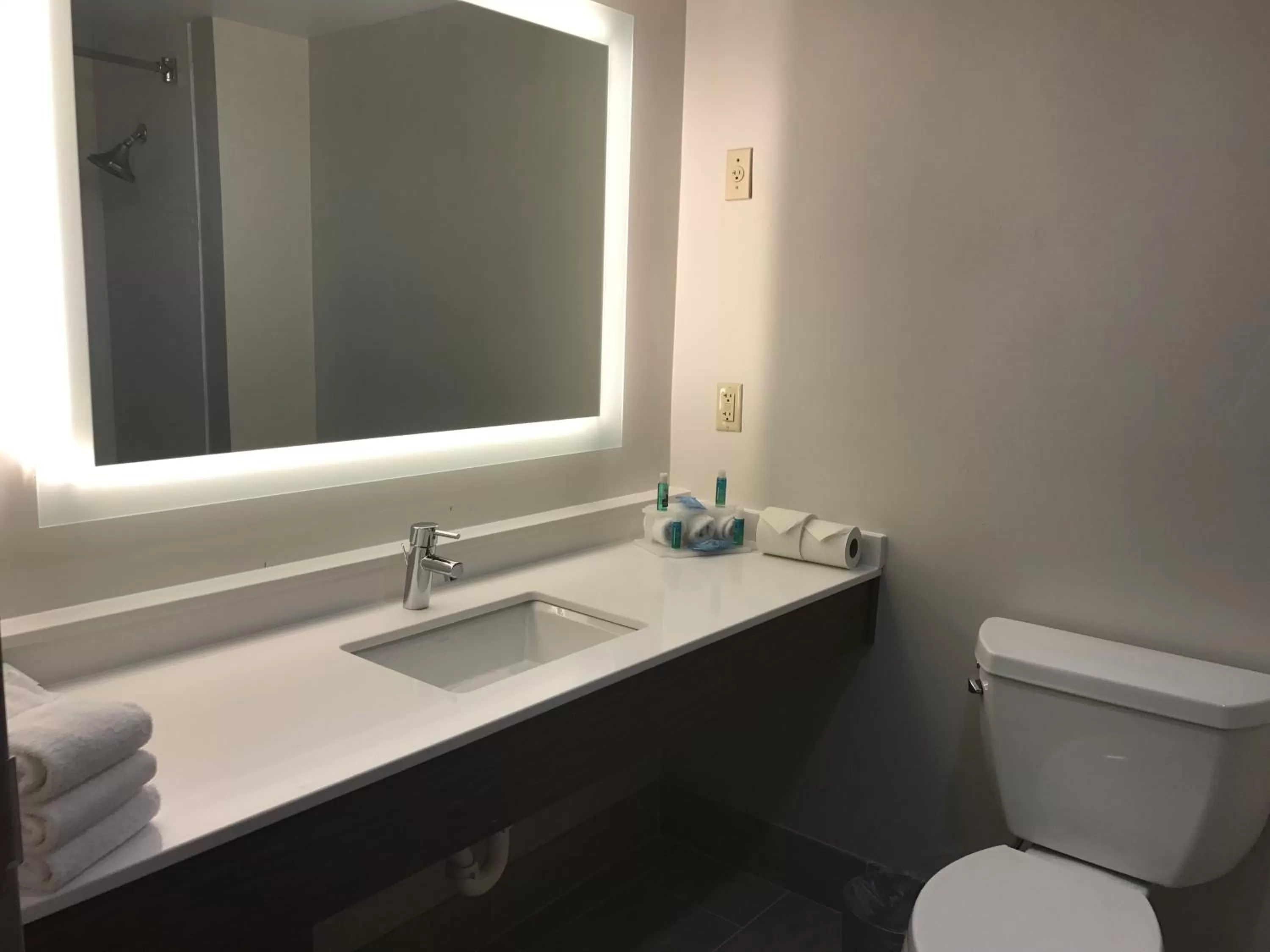 Toilet in Holiday Inn Express Hotel & Suites Louisville East by IHG