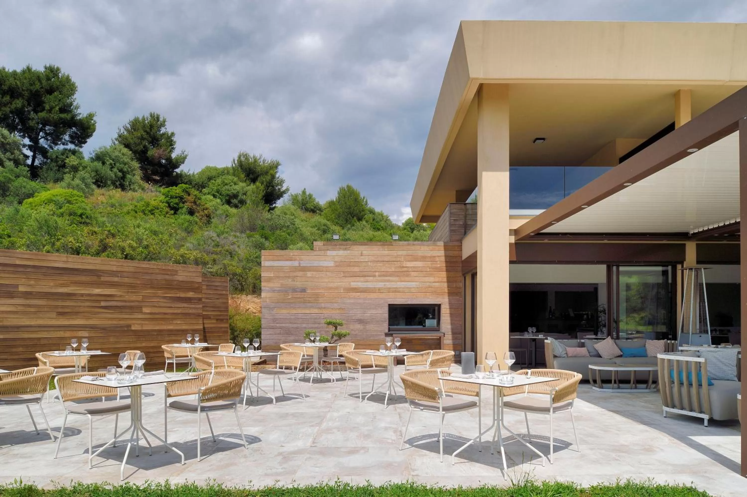 Patio in Hotel Bartaccia