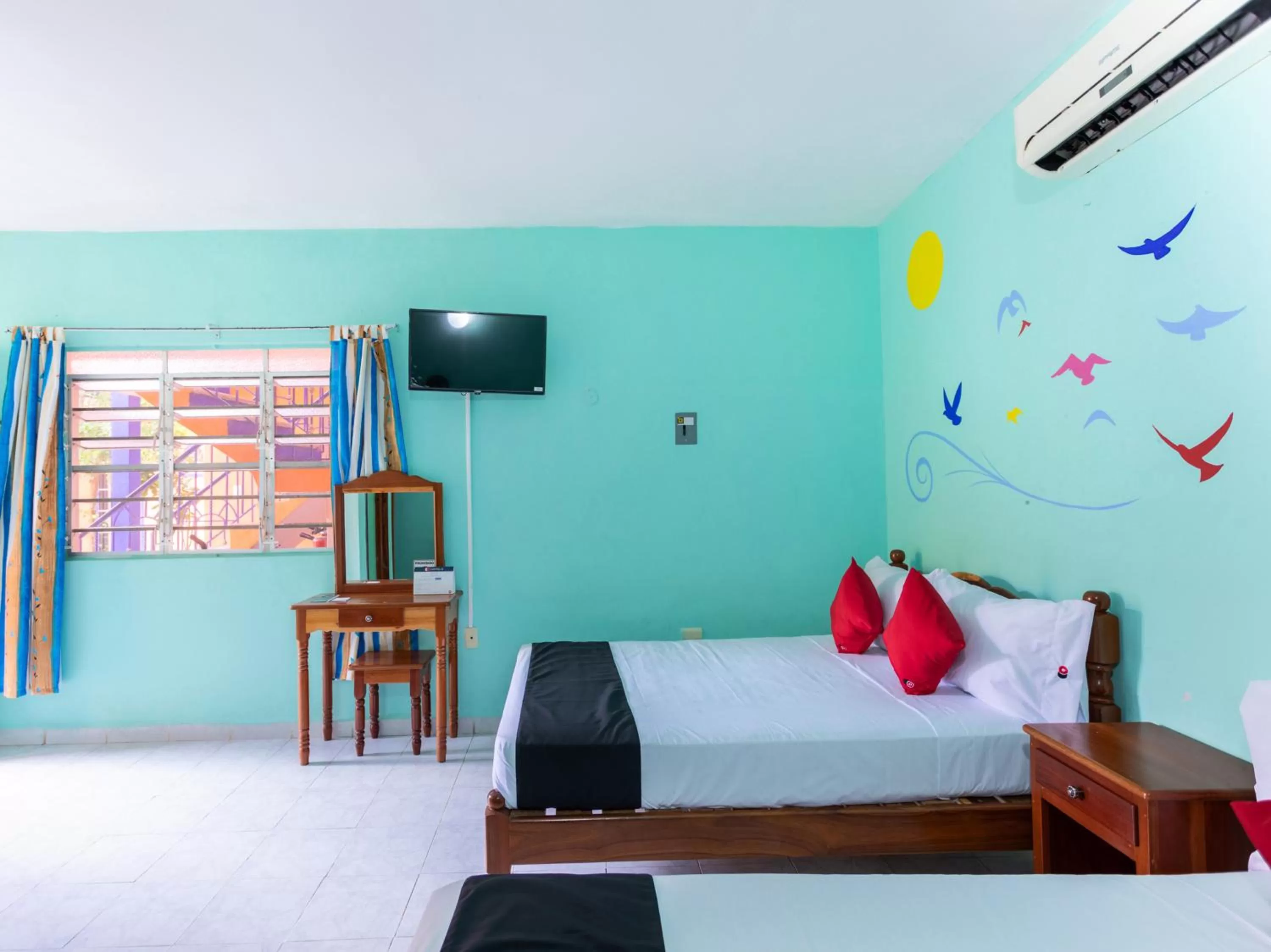 Bedroom, Bed in Hotel Hacienda Bacalar