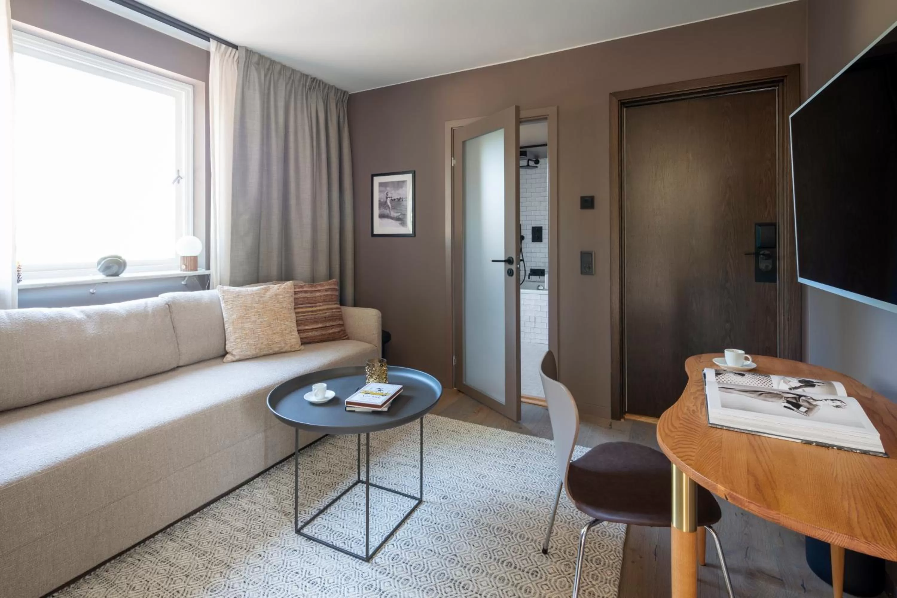 Seating area in Villa Lovik