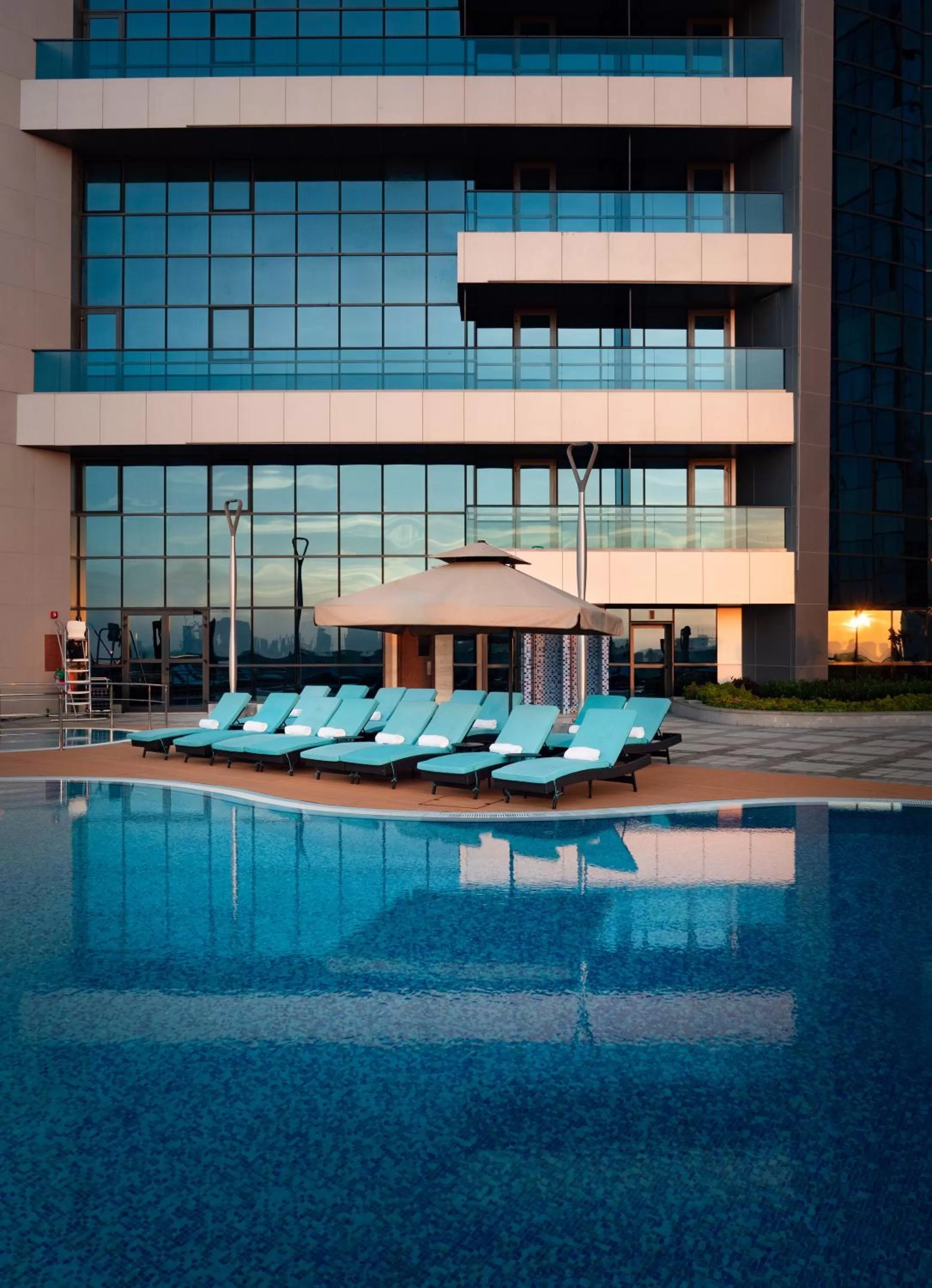 Swimming pool in Millennium Place Barsha Heights Hotel