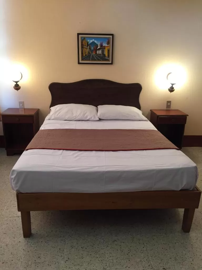 Bed in Hotel El Reformador