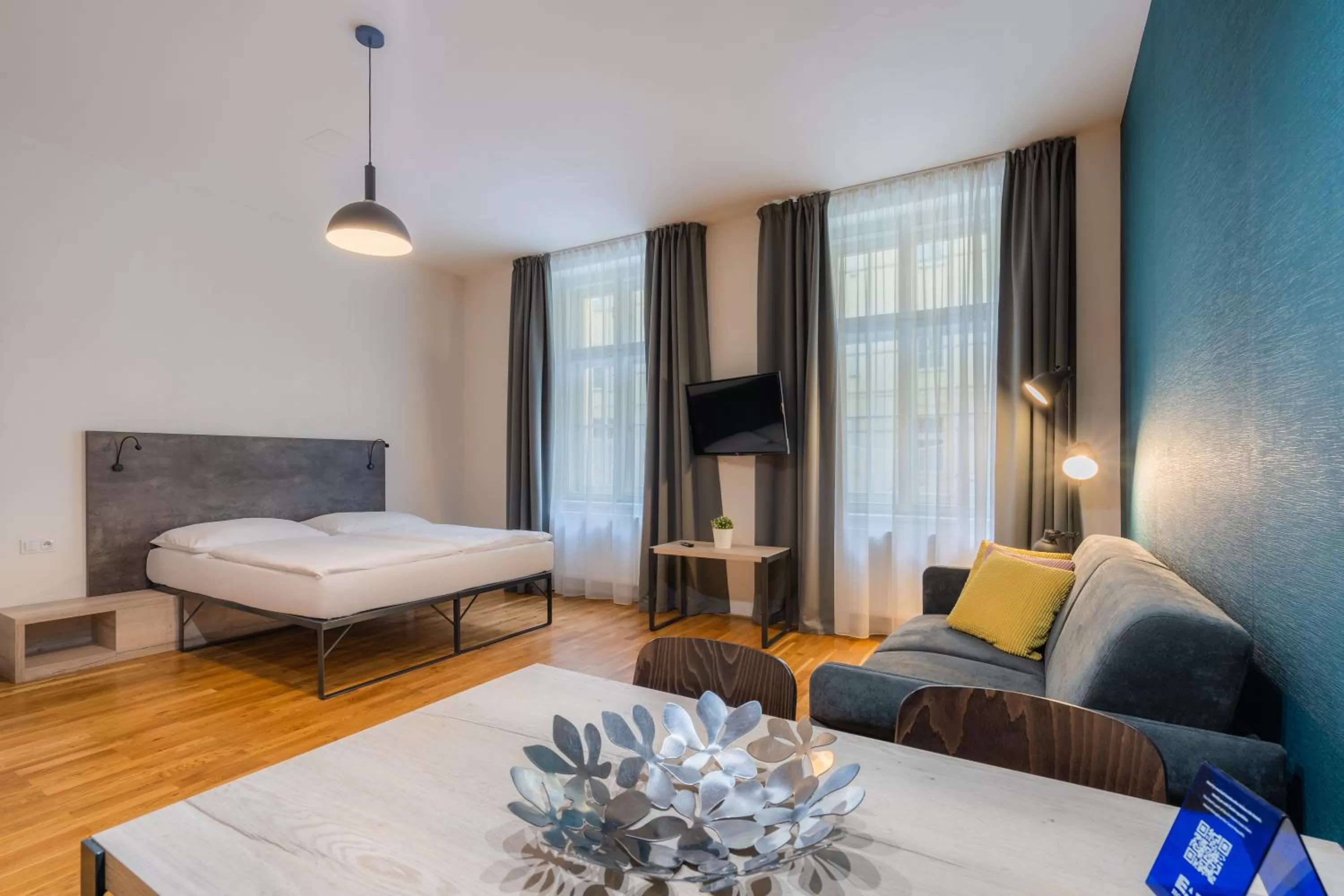 Photo of the whole room, Bed in EA ApartHotel Melantrich