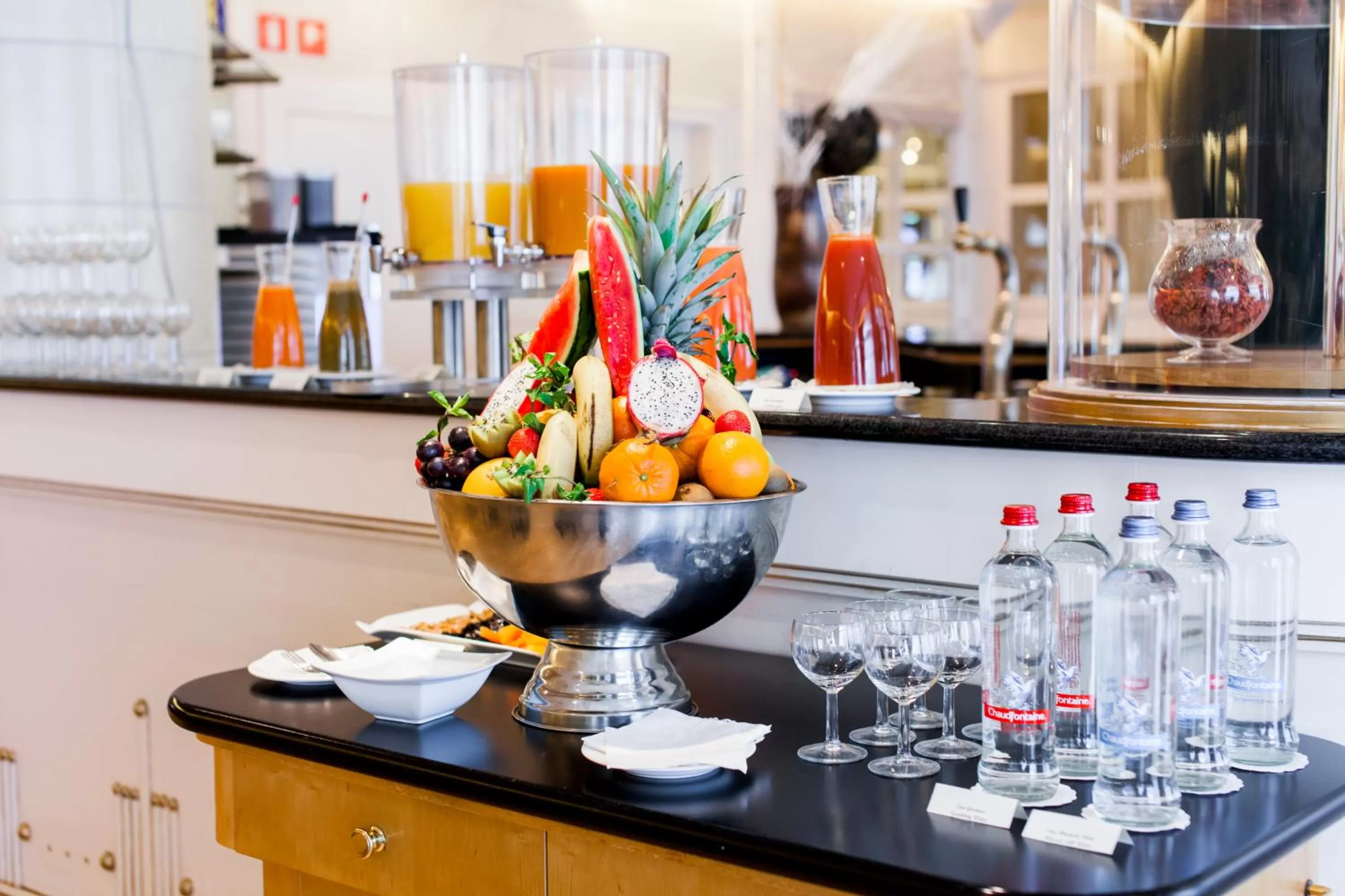 Breakfast in Hotel Le Châtelain