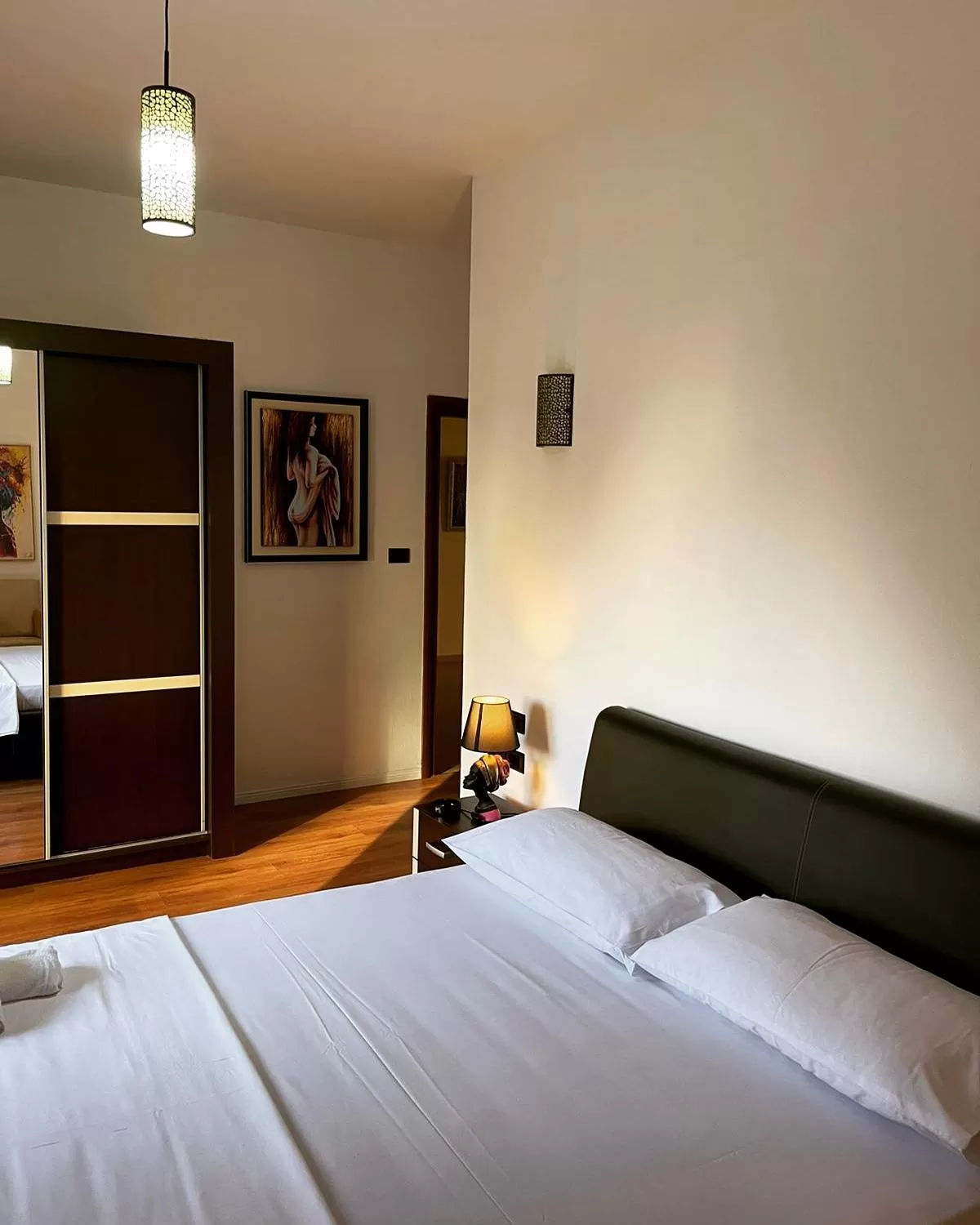 Bed in Hotel Ambasador Garden