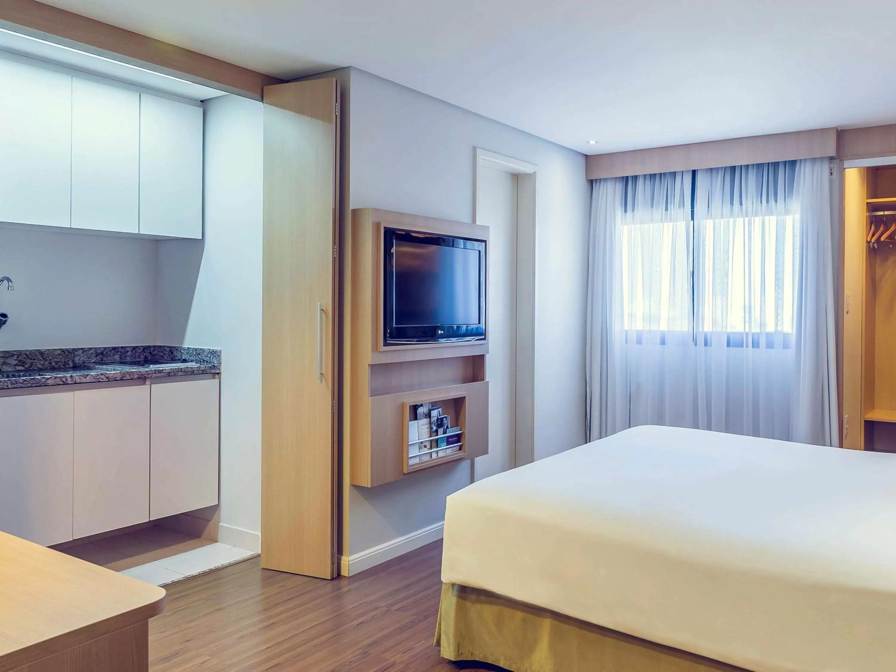 Bed in Mercure São Paulo Nações Unidas