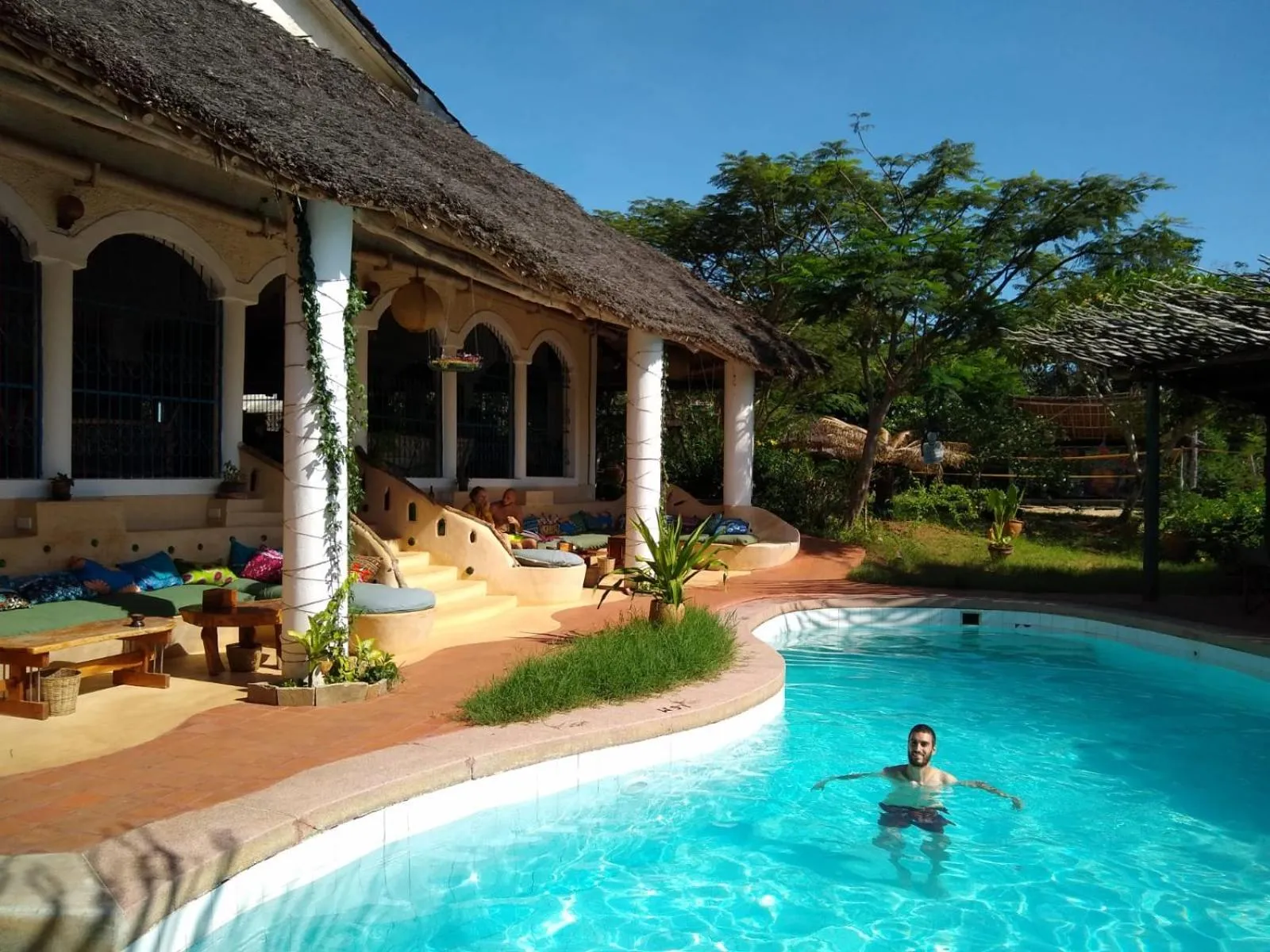 Swimming pool in Distant Relatives Ecolodge & Backpackers
