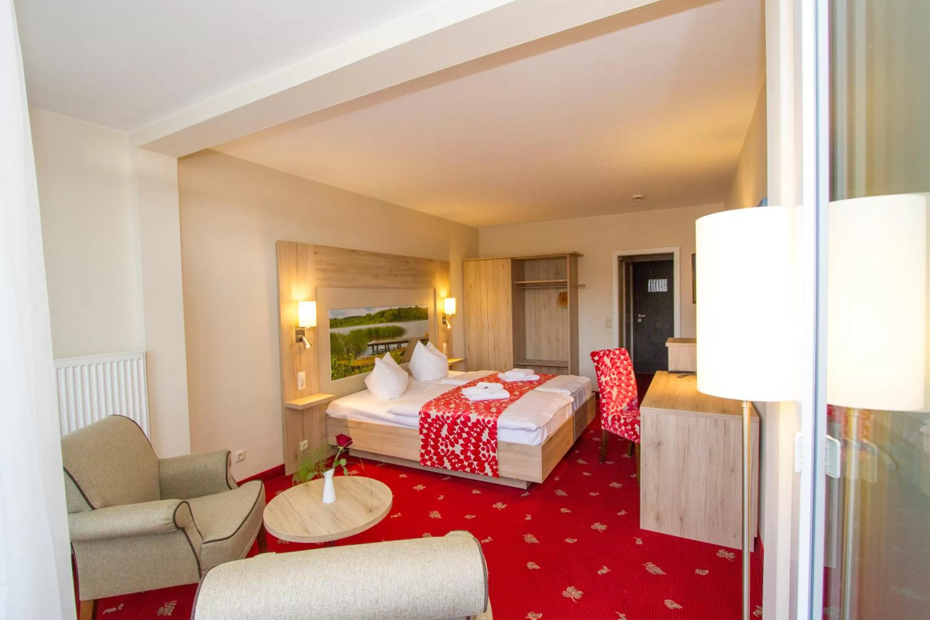 Bedroom, Bed in Falk Seehotel Plau am See