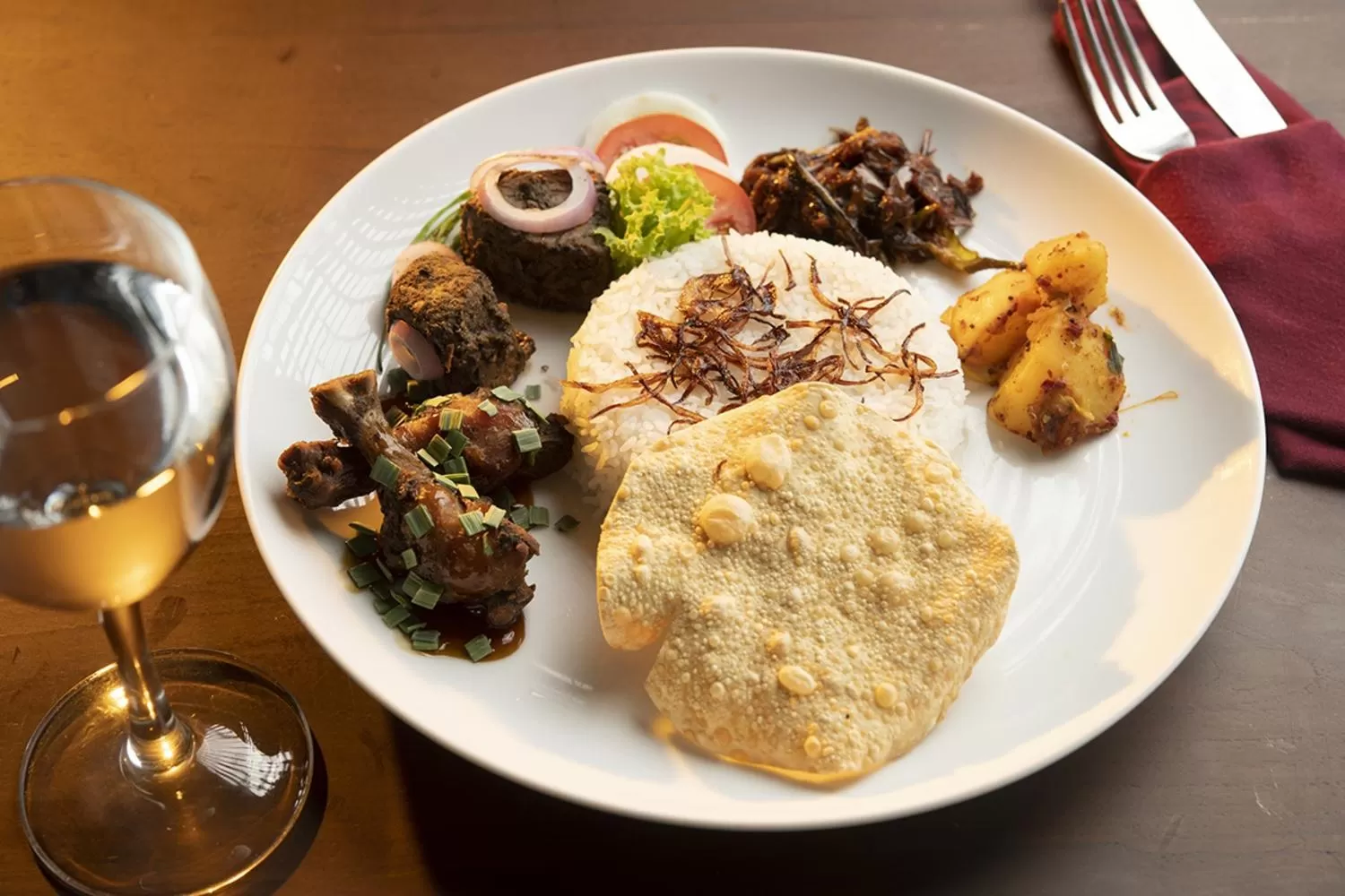 Food in Lavendish Lake Giritale - Former Giritale Hotel