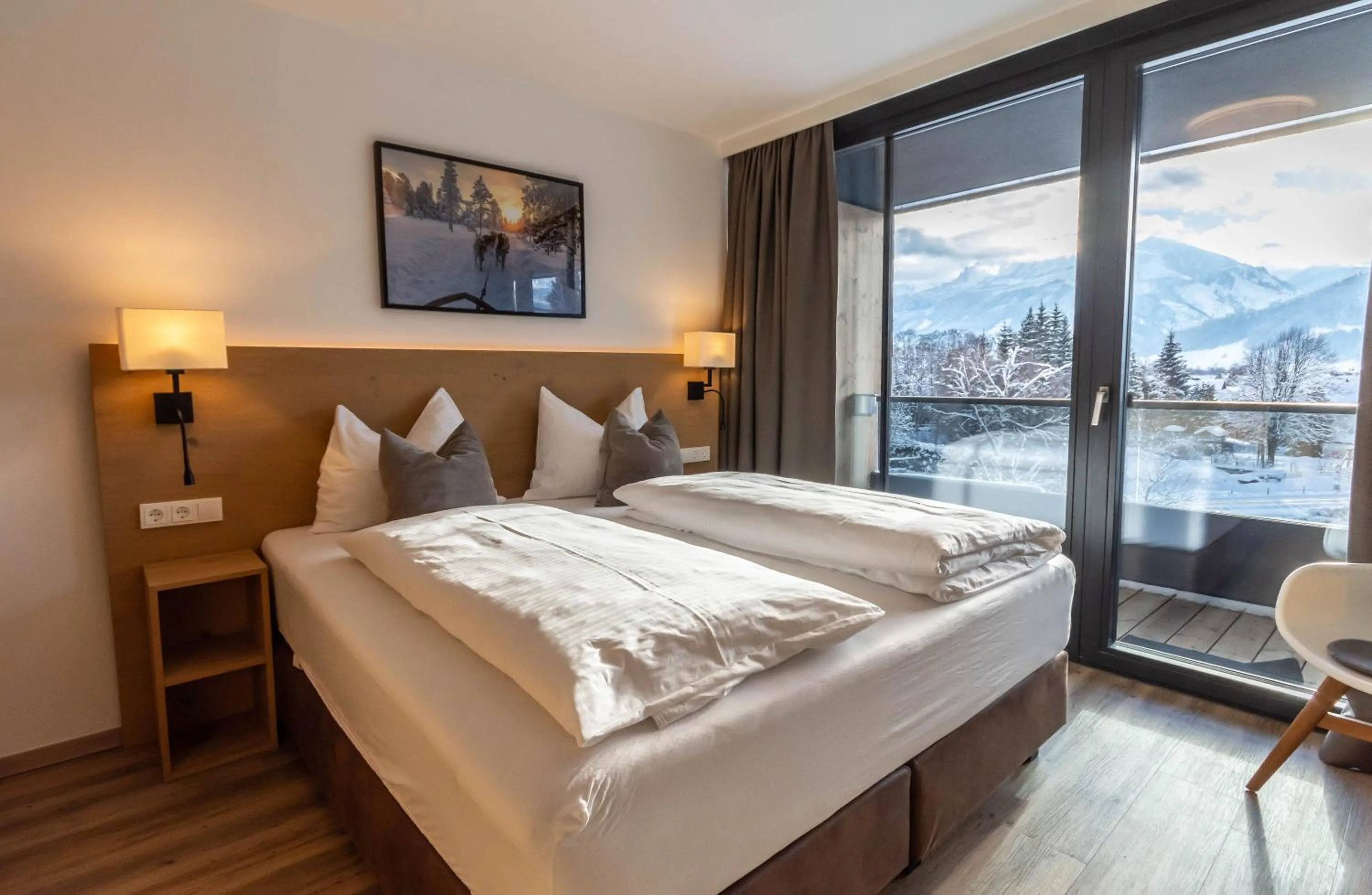 Bedroom, Bed in Schönblick Residence - Absolut Alpine Apartments
