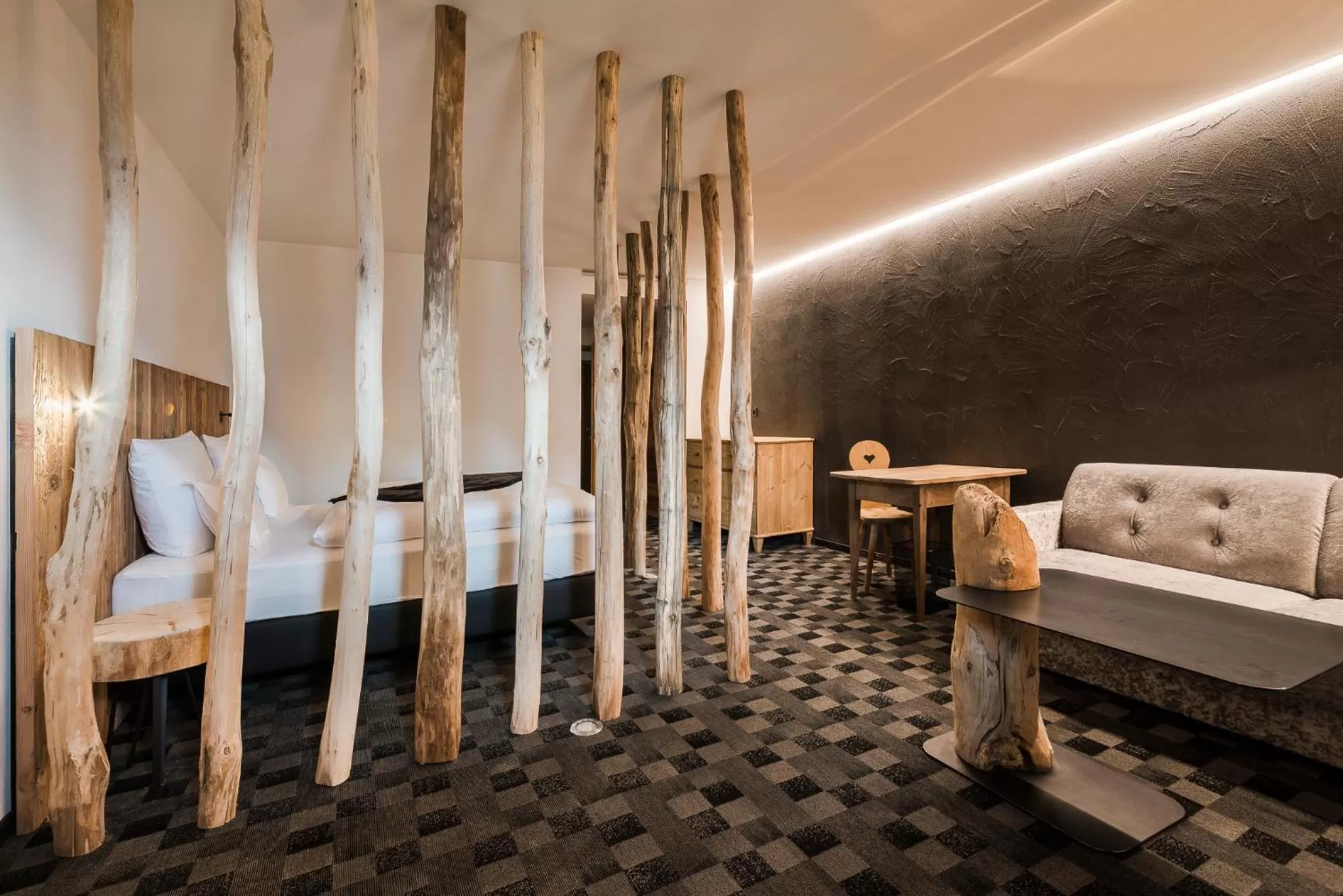 Bedroom, Bed in Garni Hotel Katzenthalerhof