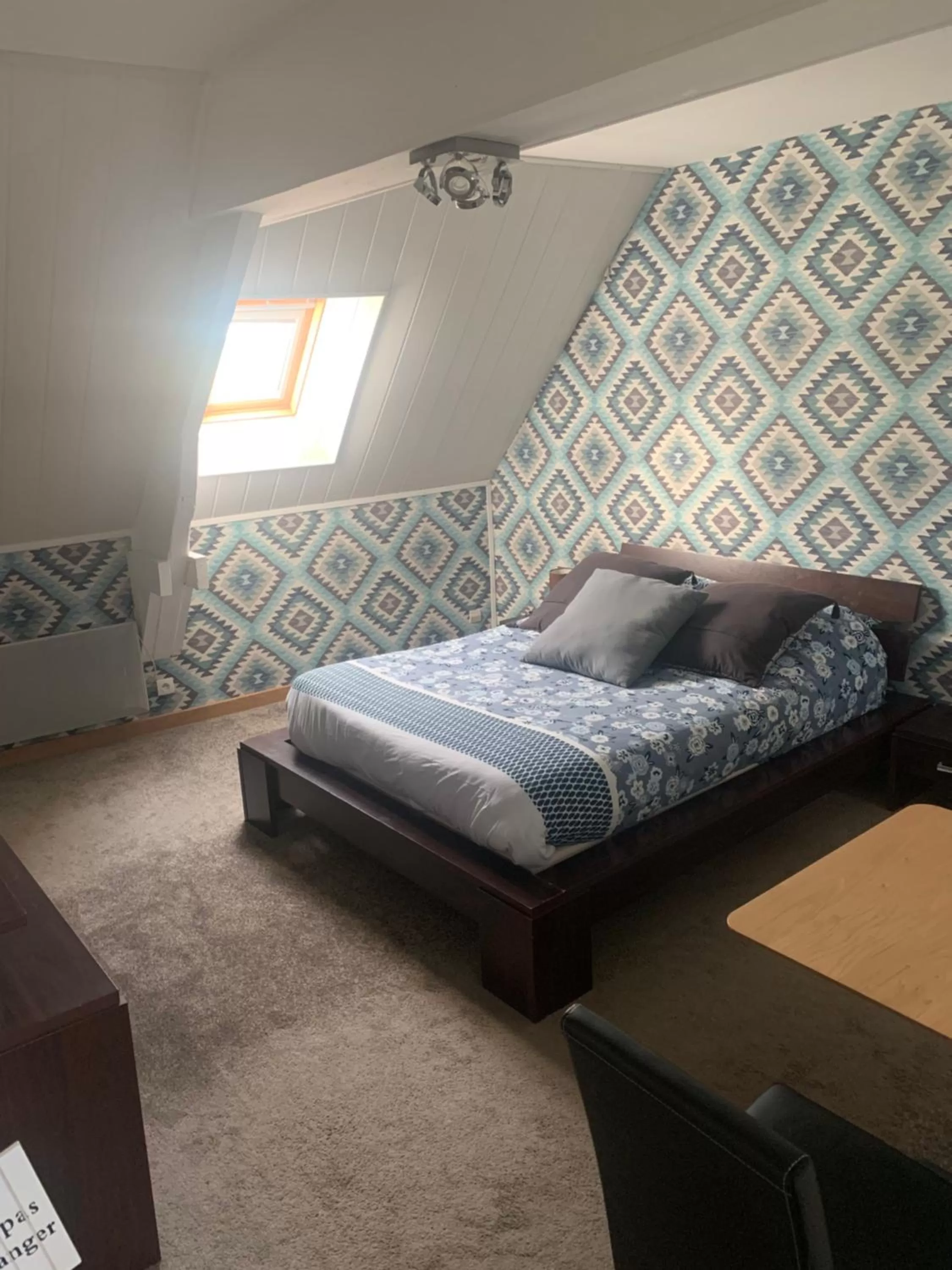 Bed in Chambres d'hôtes de l'Eglise