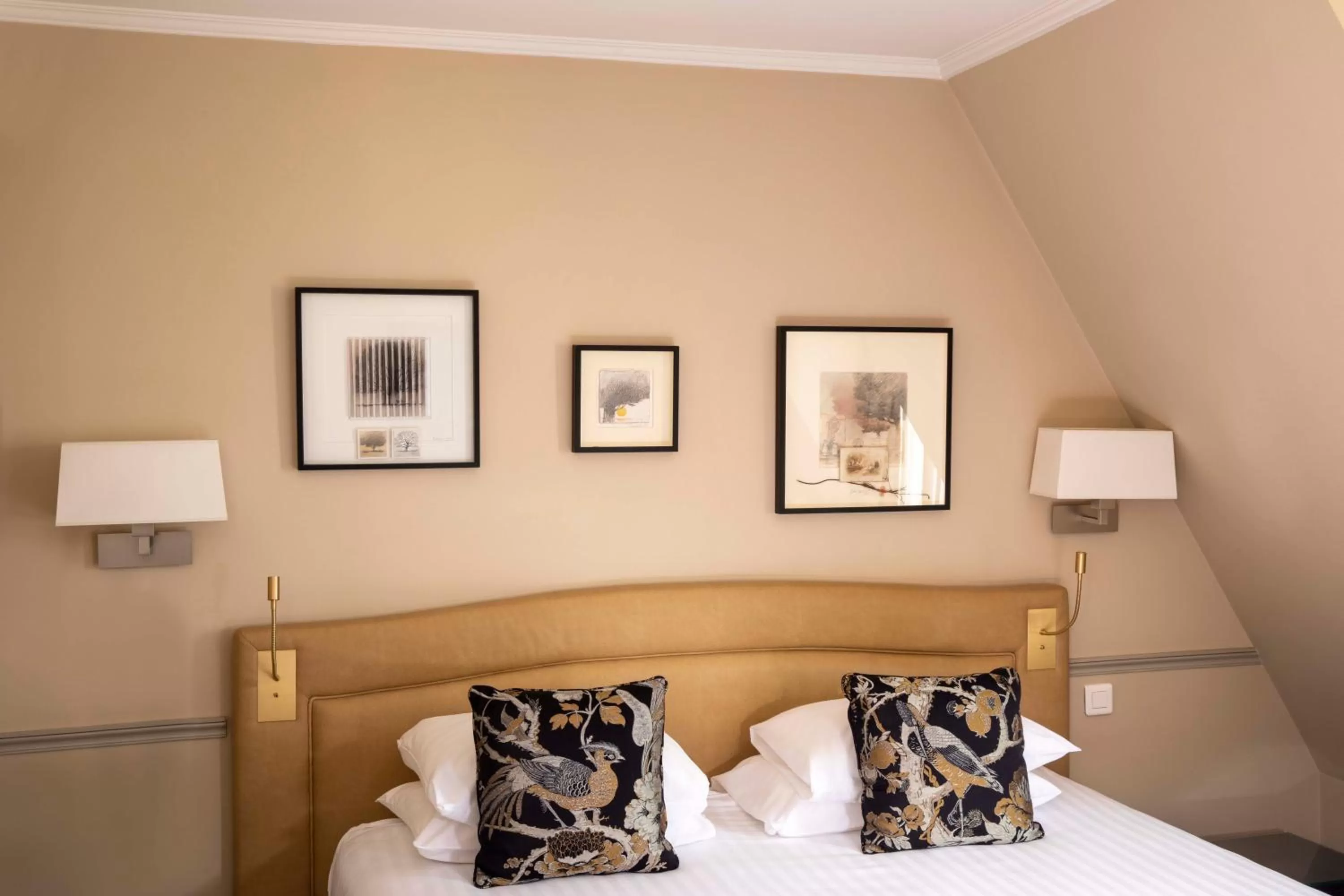 Bed in Hotel Relais Bosquet by Malone