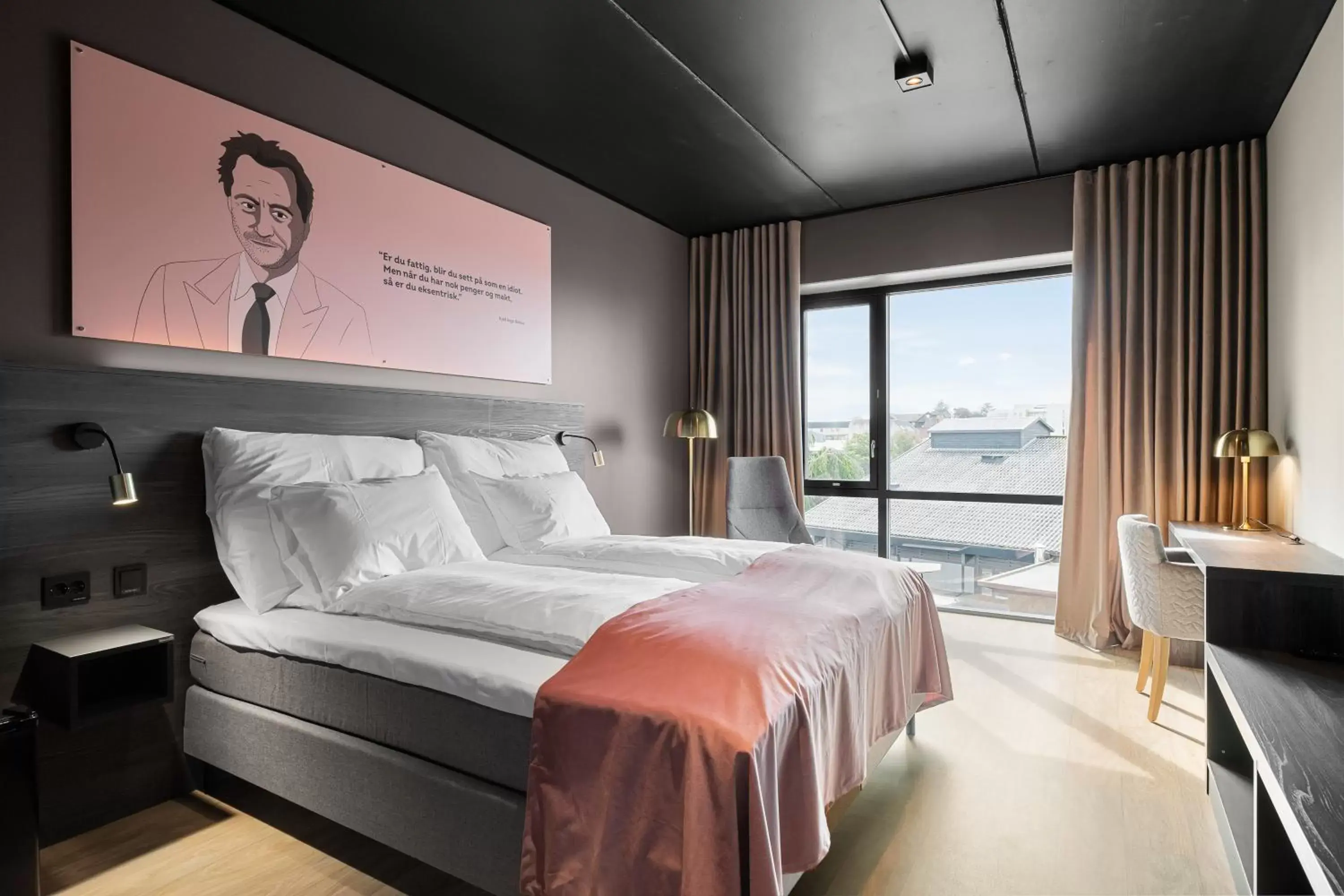 Superior Double Room in Hotell Jæren Superior Double Room in Hotell Jæren