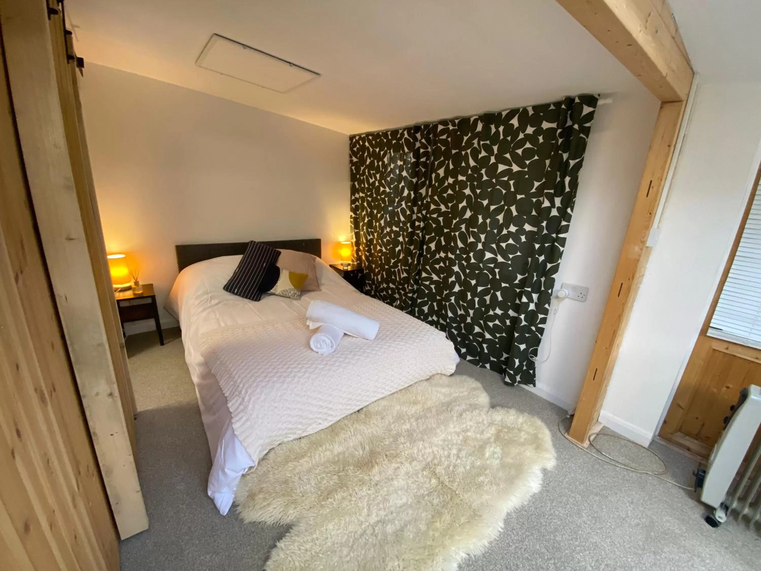 Bed in The Dragonfly BNB, Glastonbury