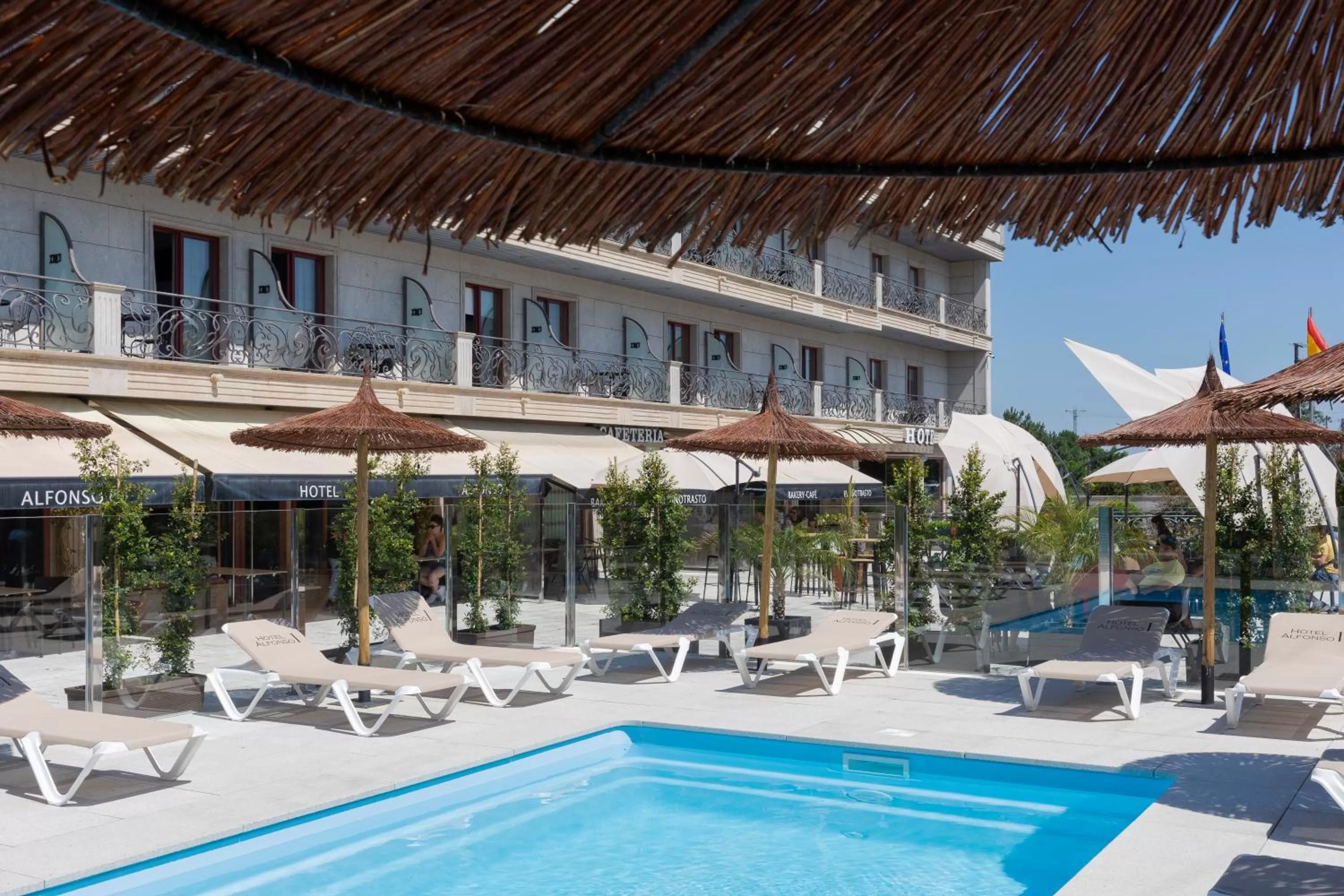 Facade/entrance in Hotel Alfonso I