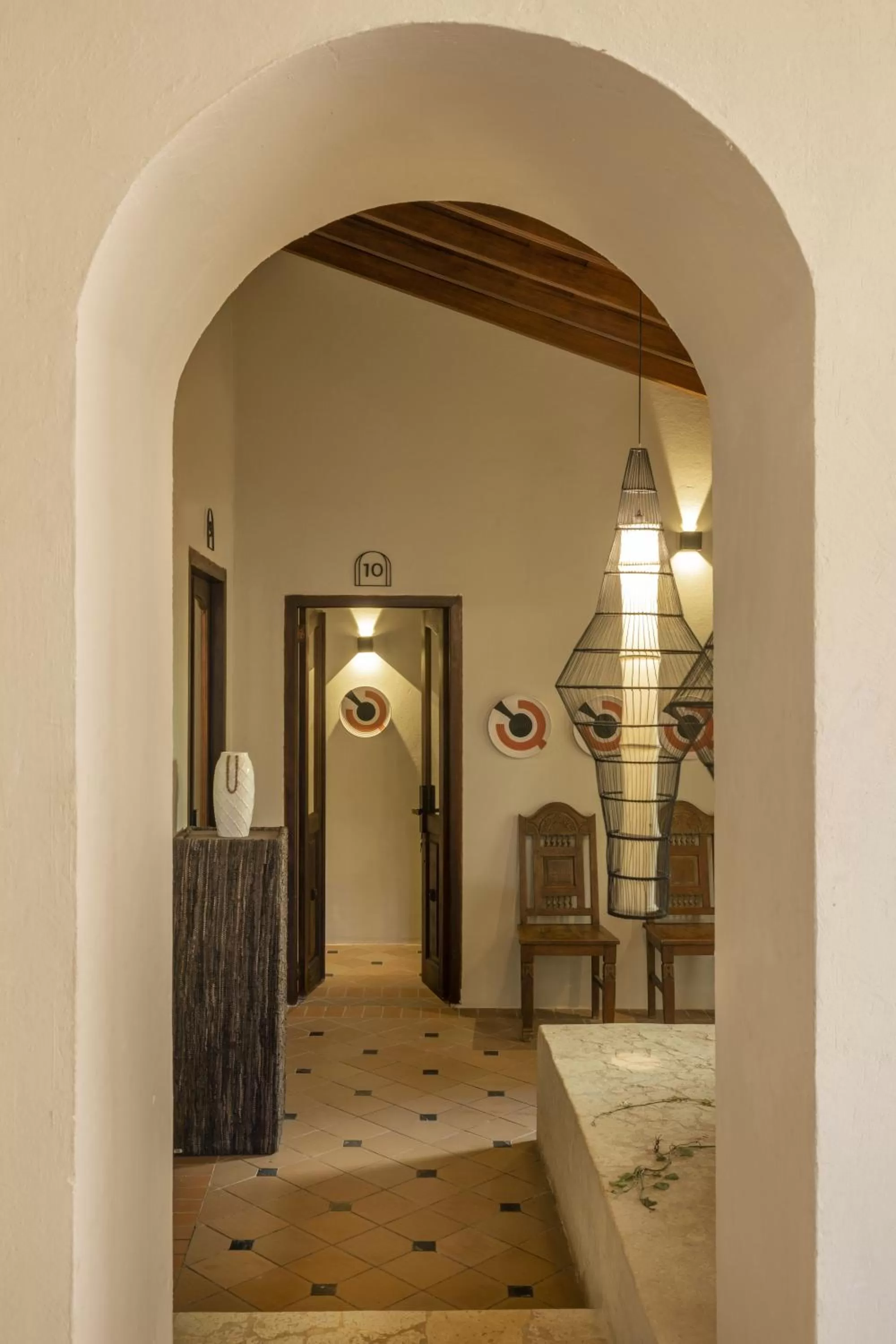 Decorative detail in Privado Designer Boutique Hotel