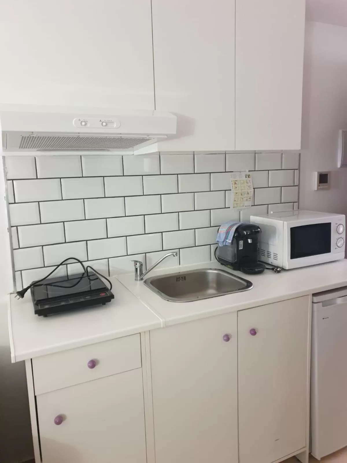 Kitchen or kitchenette in Hotel y Apartamentos Doña Lola