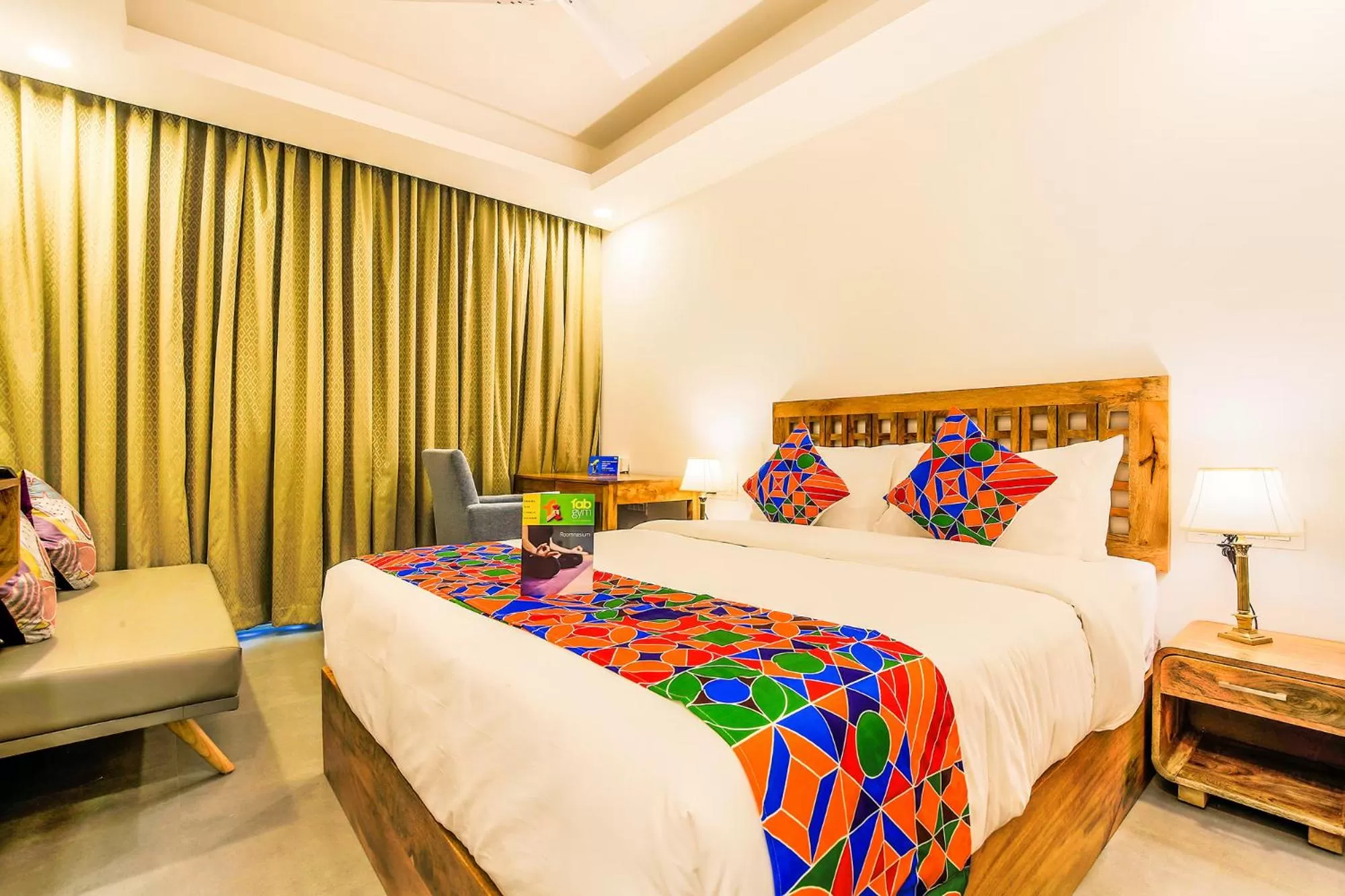 Bedroom in FabHotel Casa Kiara With Pool Side Bar - Nr Calangute Beach
