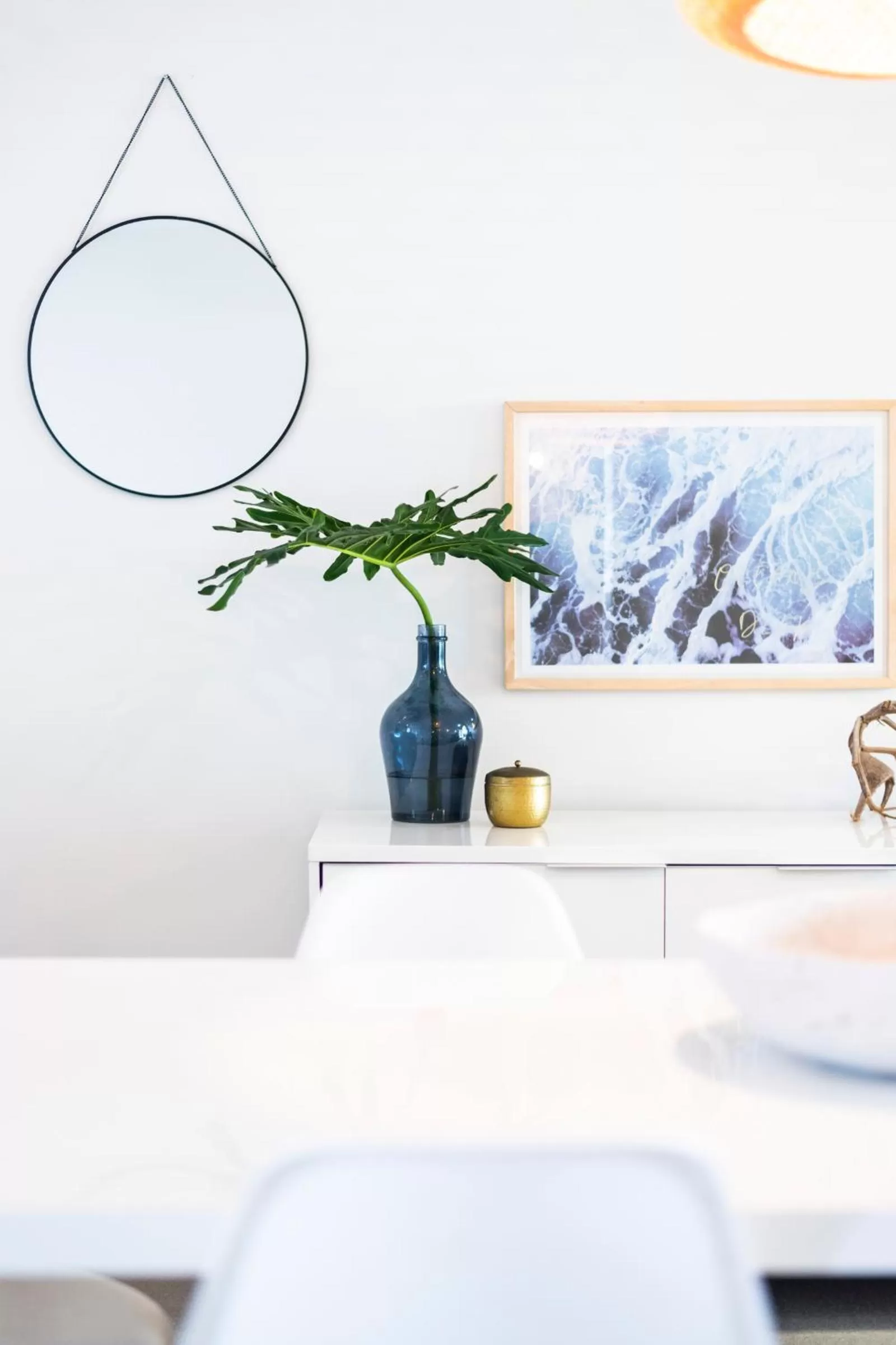 Decorative detail, Bed in Pacific Marina Apartments