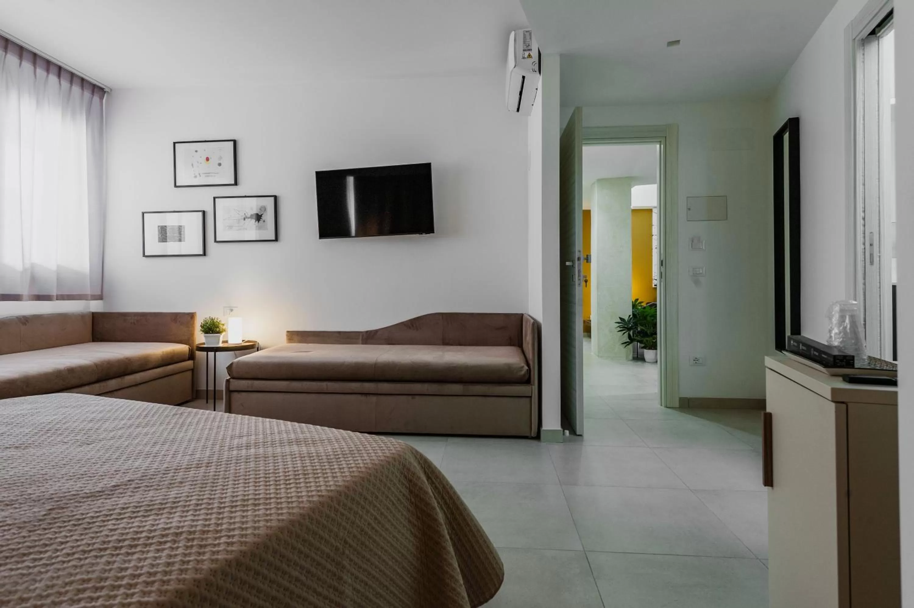 Bed in Archimede's Rooms