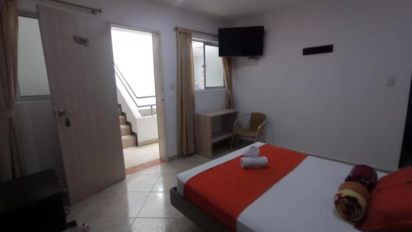 Bed in Hotel El Deportista