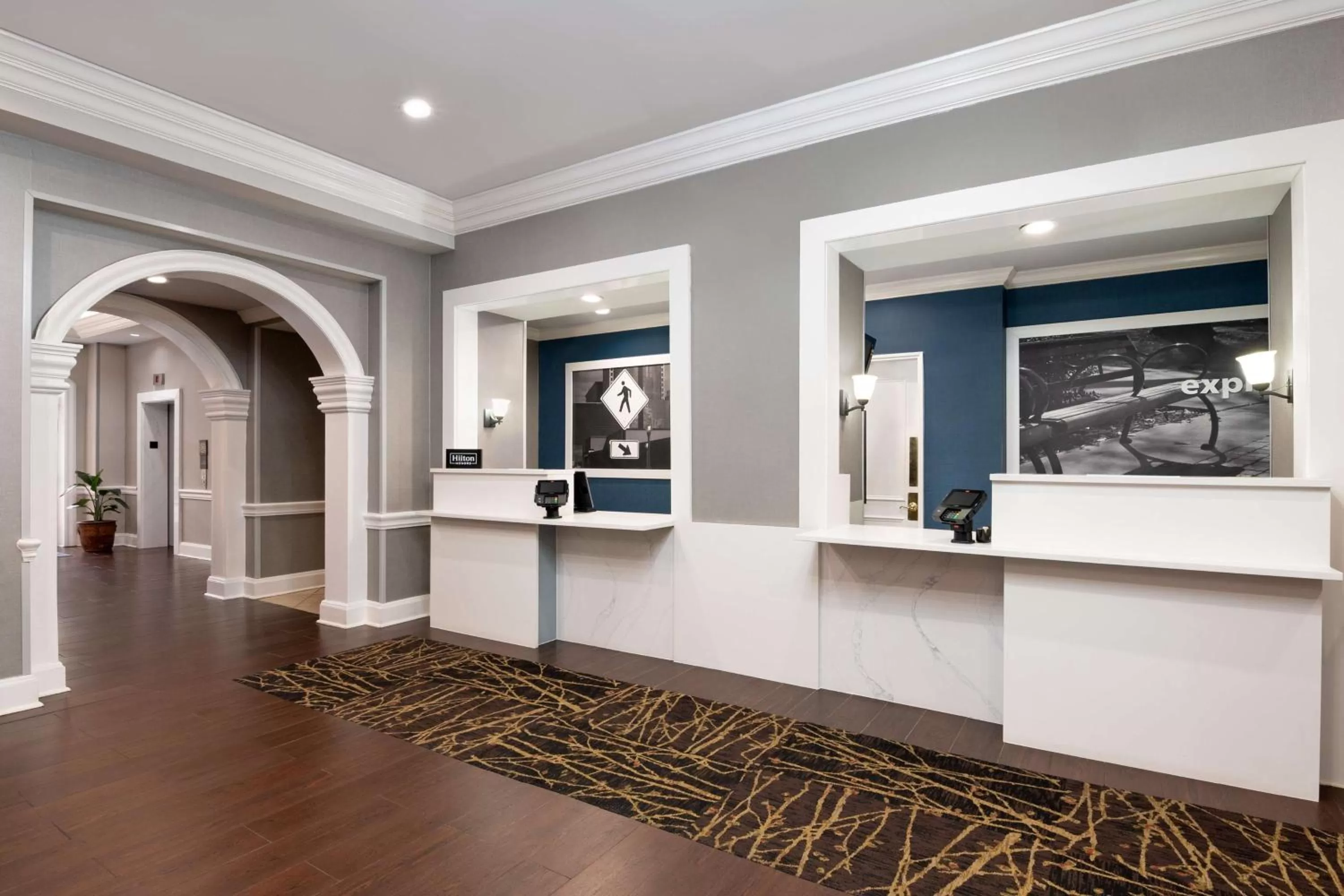 Lobby or reception in Hampton Inn & Suites Stamford