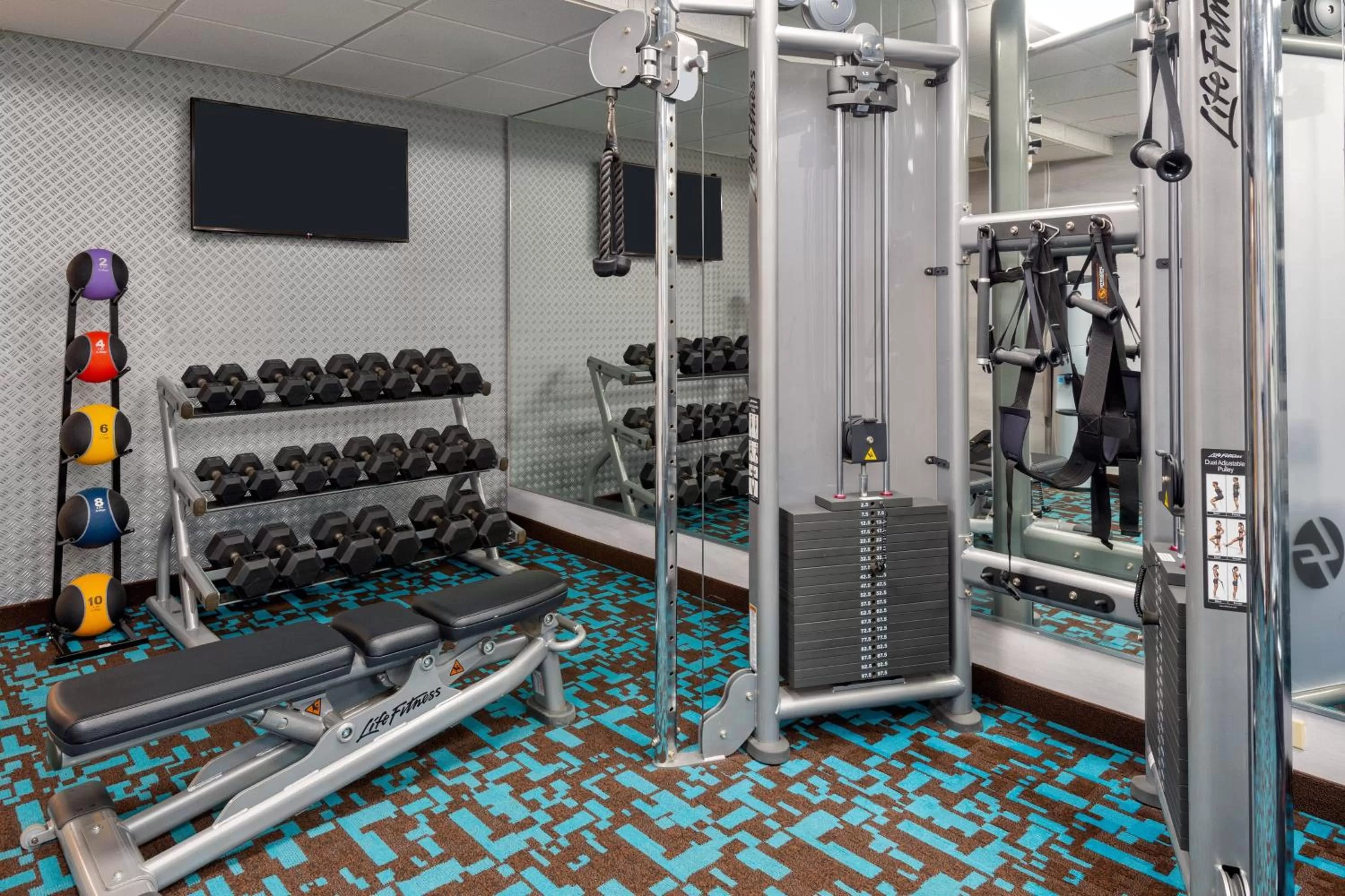 Fitness centre/facilities in Fairfield Inn and Suites by Marriott Clearwater