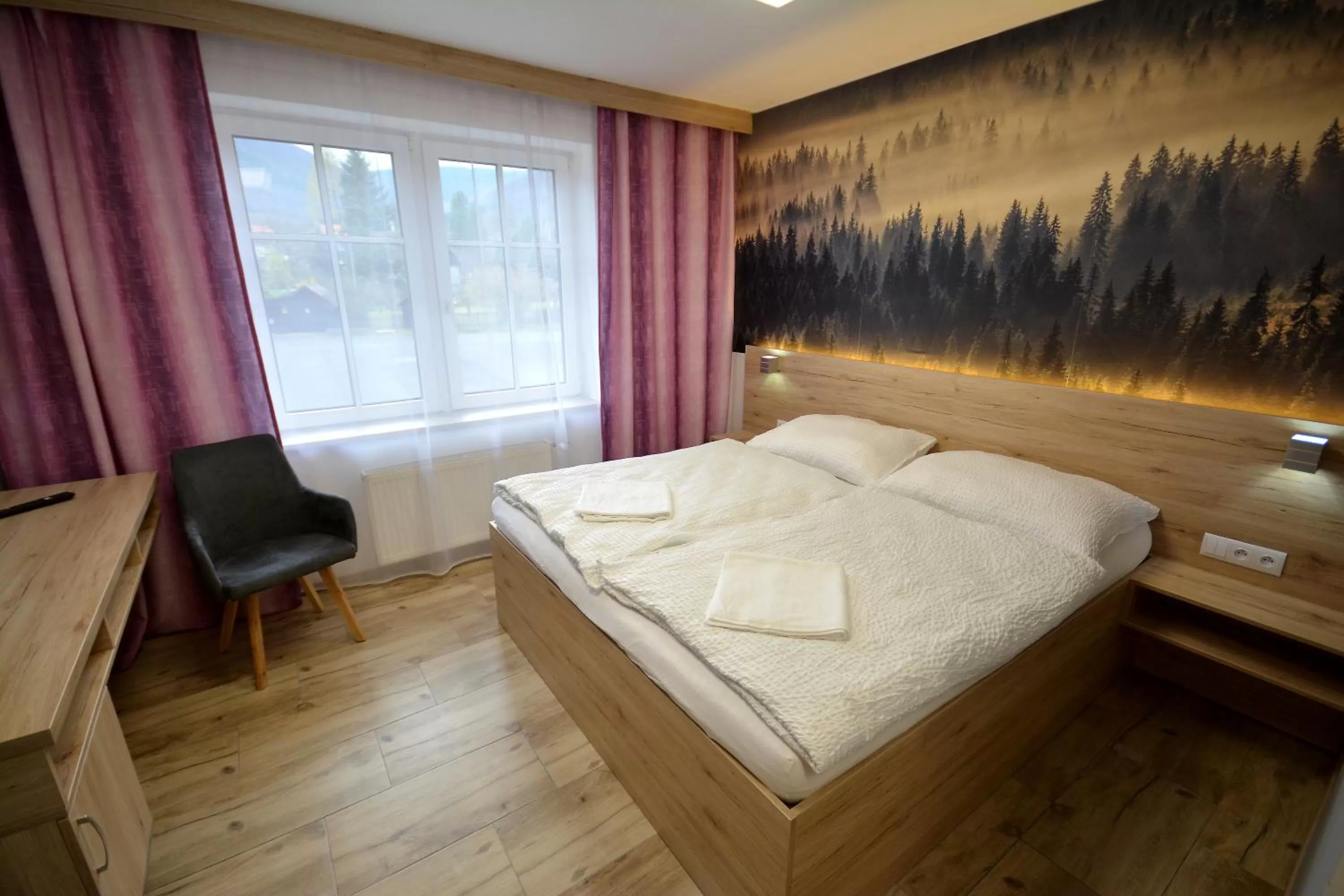 Bed in Hotel U Kociana